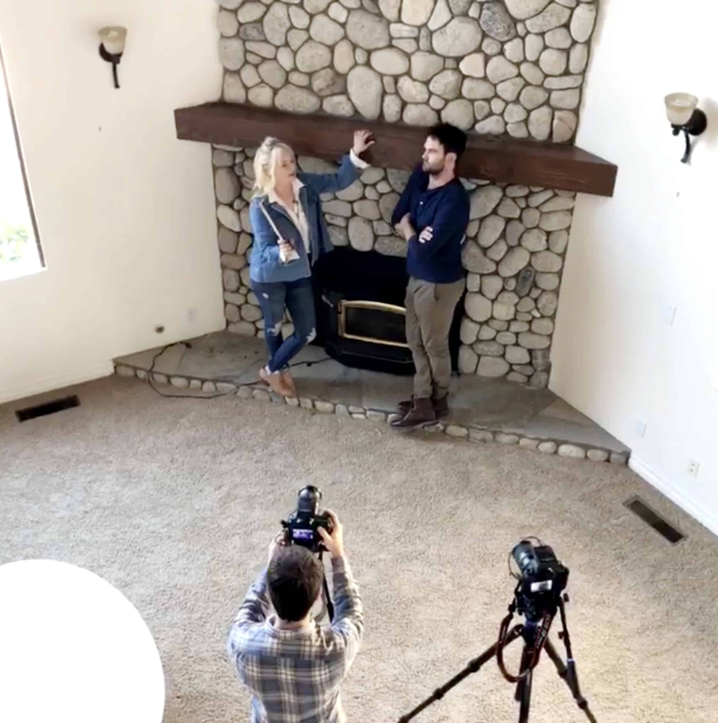 Emily Henderson Mountain Fixer Upper Cabin Demo Update Emily And Brian 5 Cropped