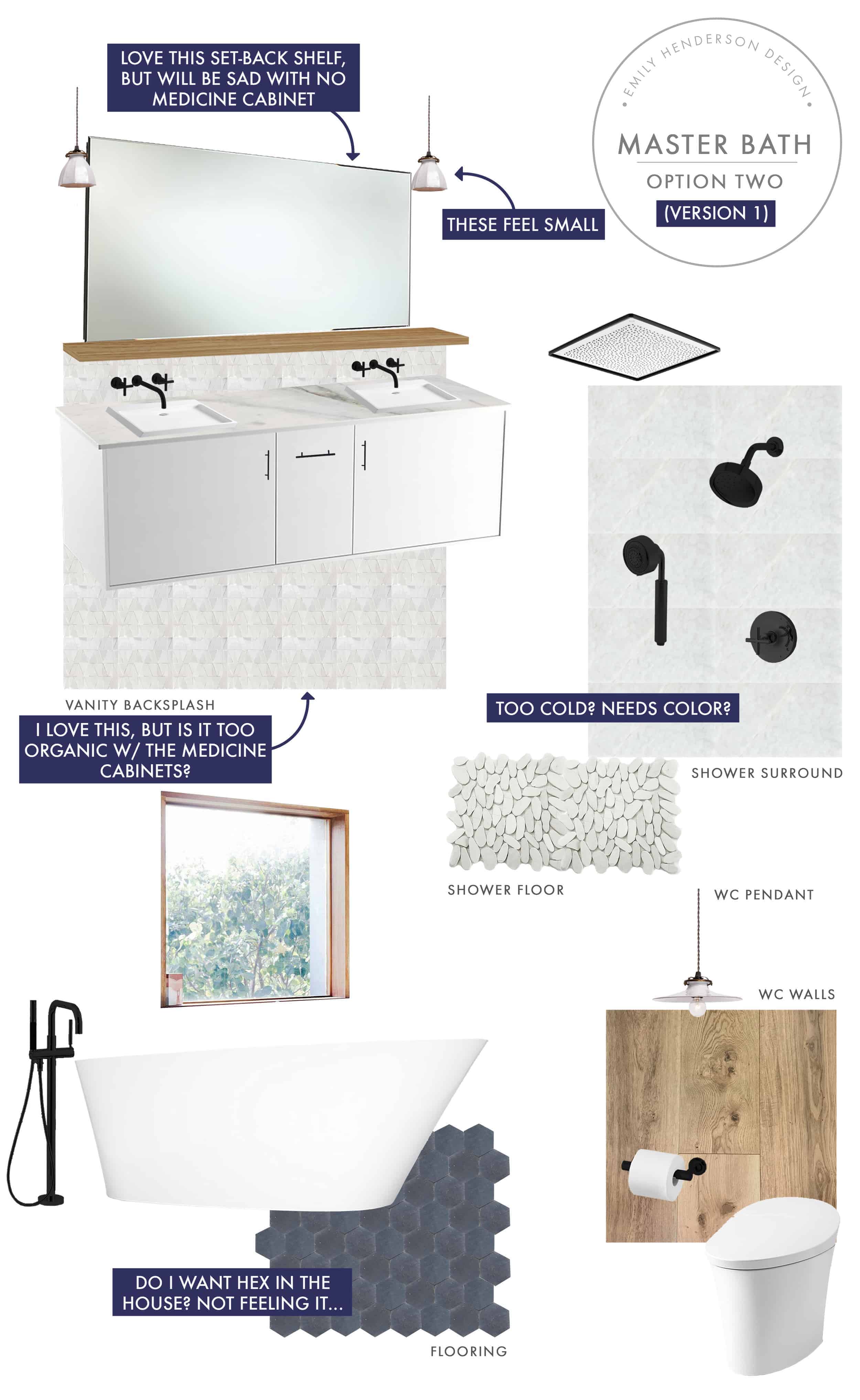Emily Henderson Mountain Fixer Upper I Design You Decide Master Bath Final Option Two V01