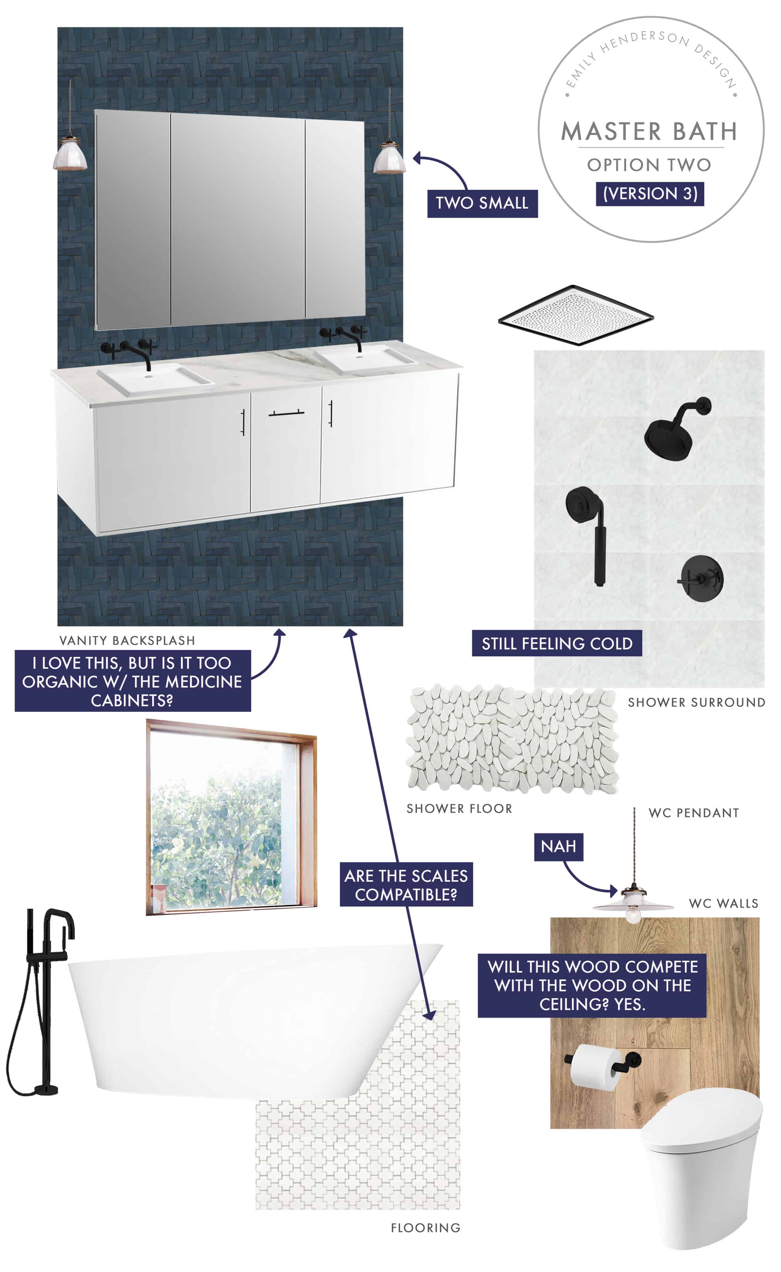 Emily Henderson Mountain Fixer Upper I Design You Decide Master Bath Final Option Two V03
