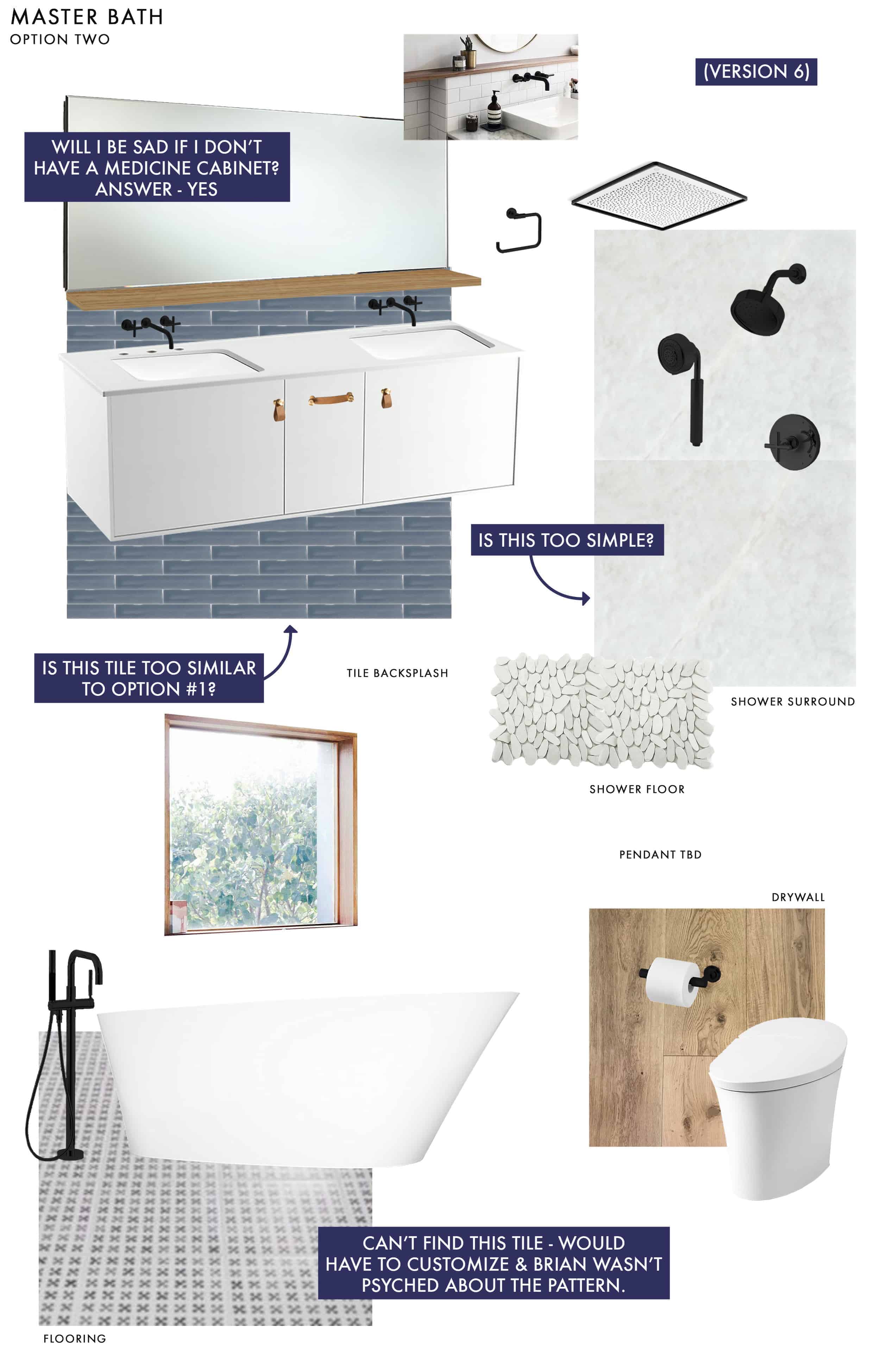 Emily Henderson Mountain Fixer Upper I Design You Decide Master Bath Final Option Two V06