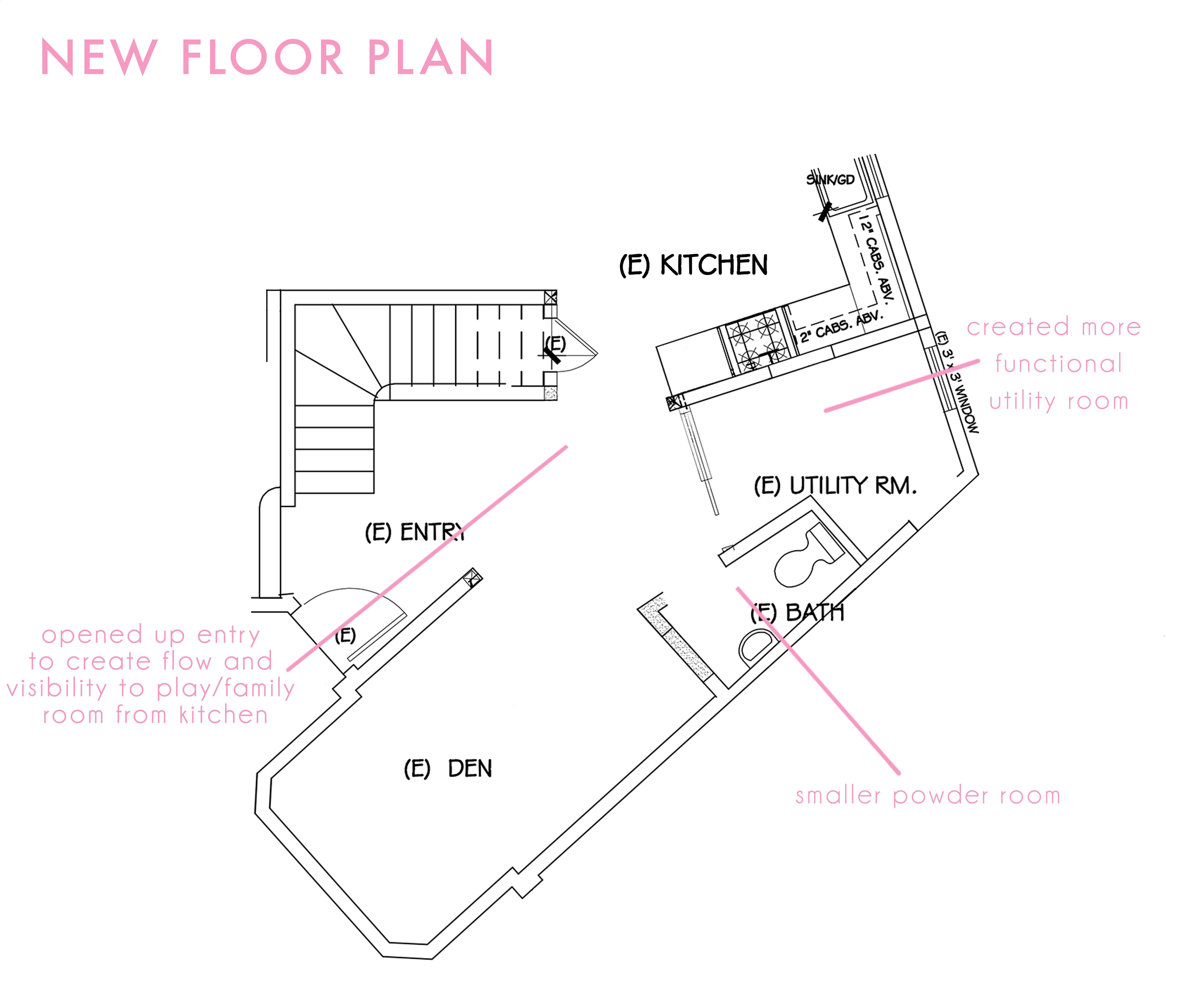 Emily Henderson New Floor Plan Powder Room