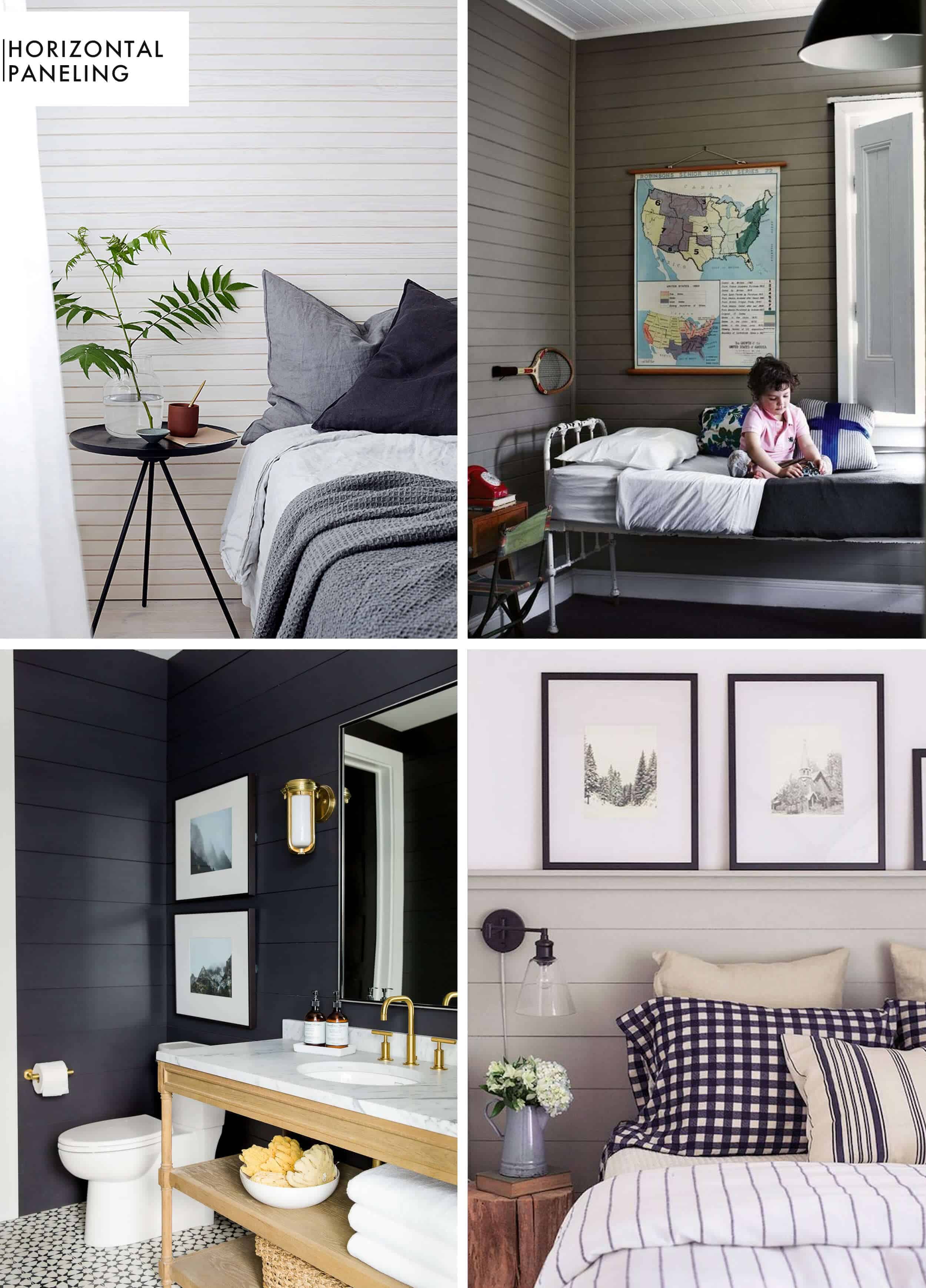 How To Add Character And Charm To Boring Architecture And Houses Horizontal Paneling