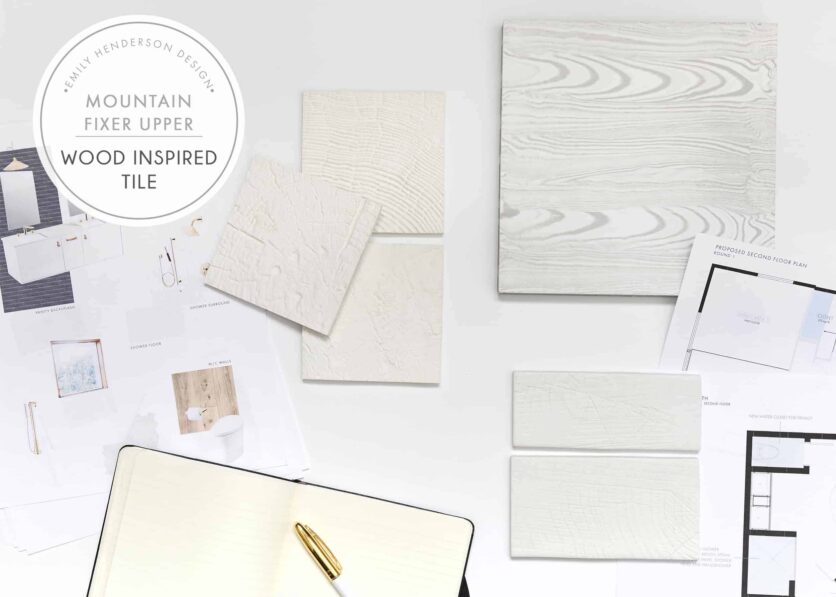Rethink Wood Tile Sample Overhead Layflat Wood Inspired Tiles 2 1