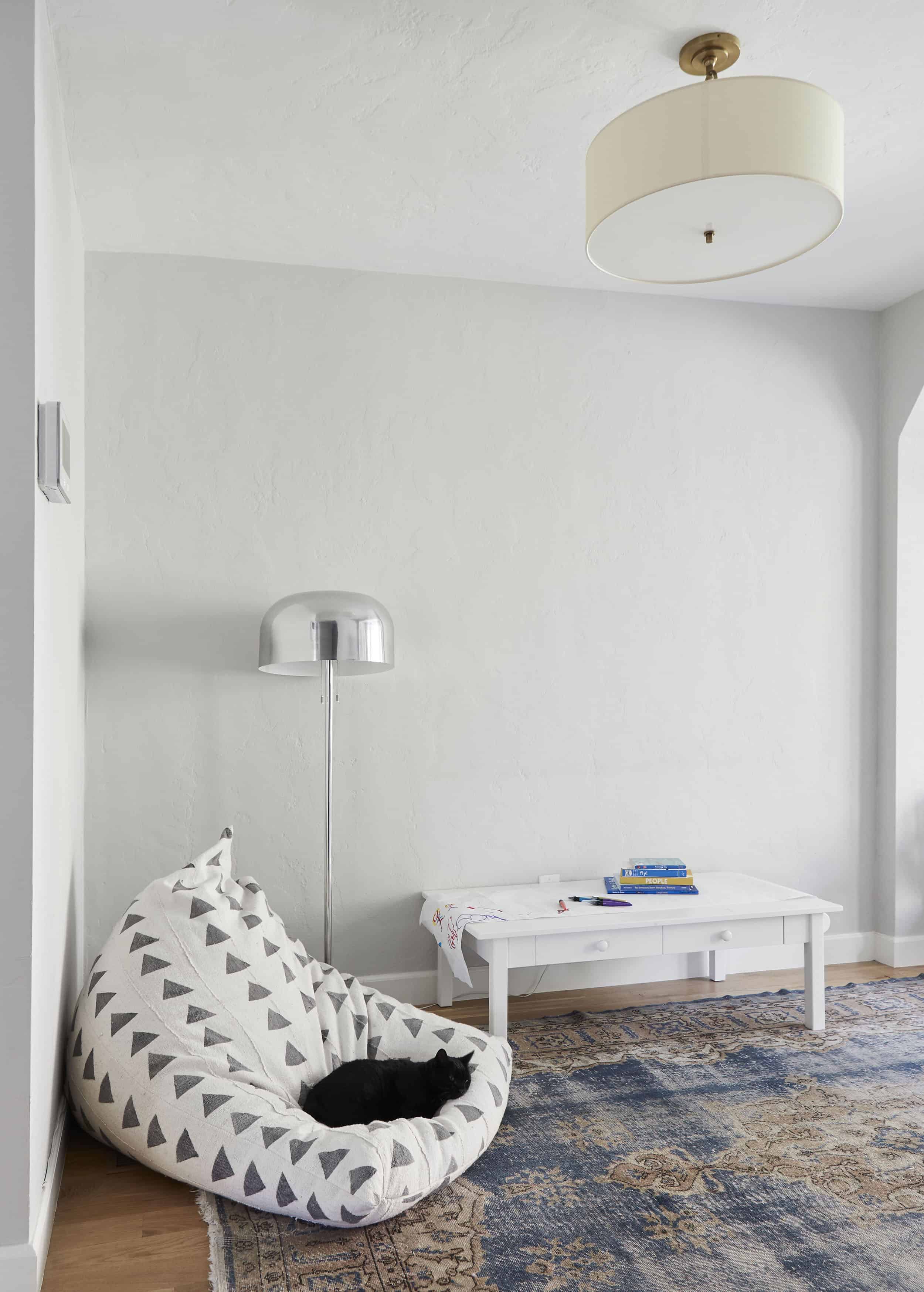 Schoolhouse Electric Silver Floor Lamp Playroom Bean Bag