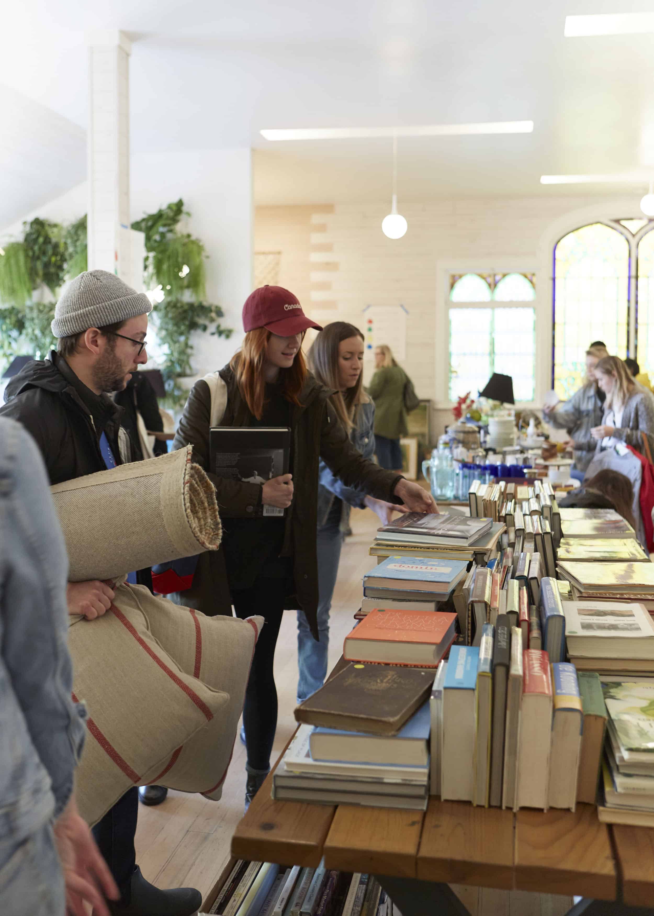 Shopping A Rummage Sale