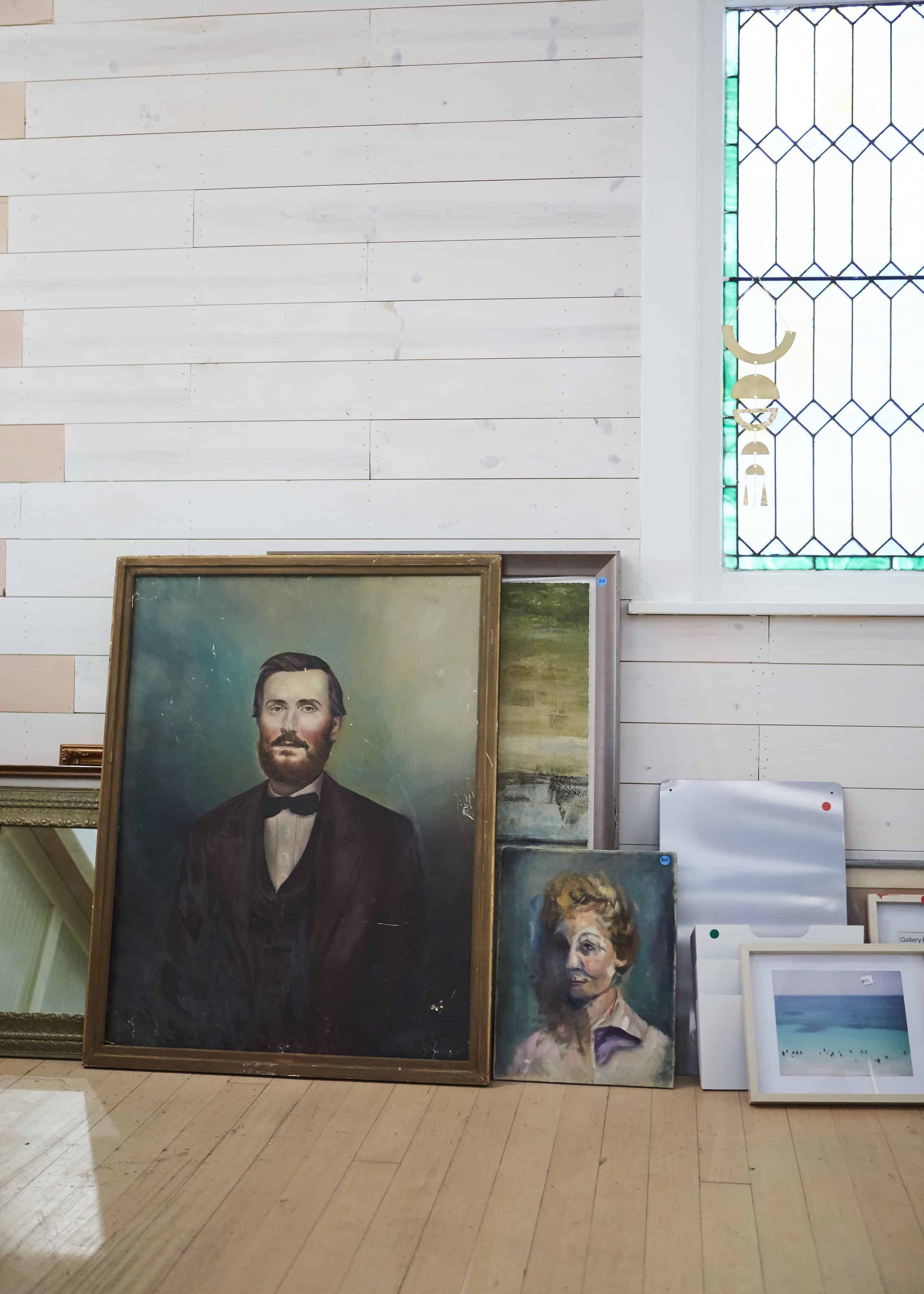 Vintage Oil Paintings Rummage Sale