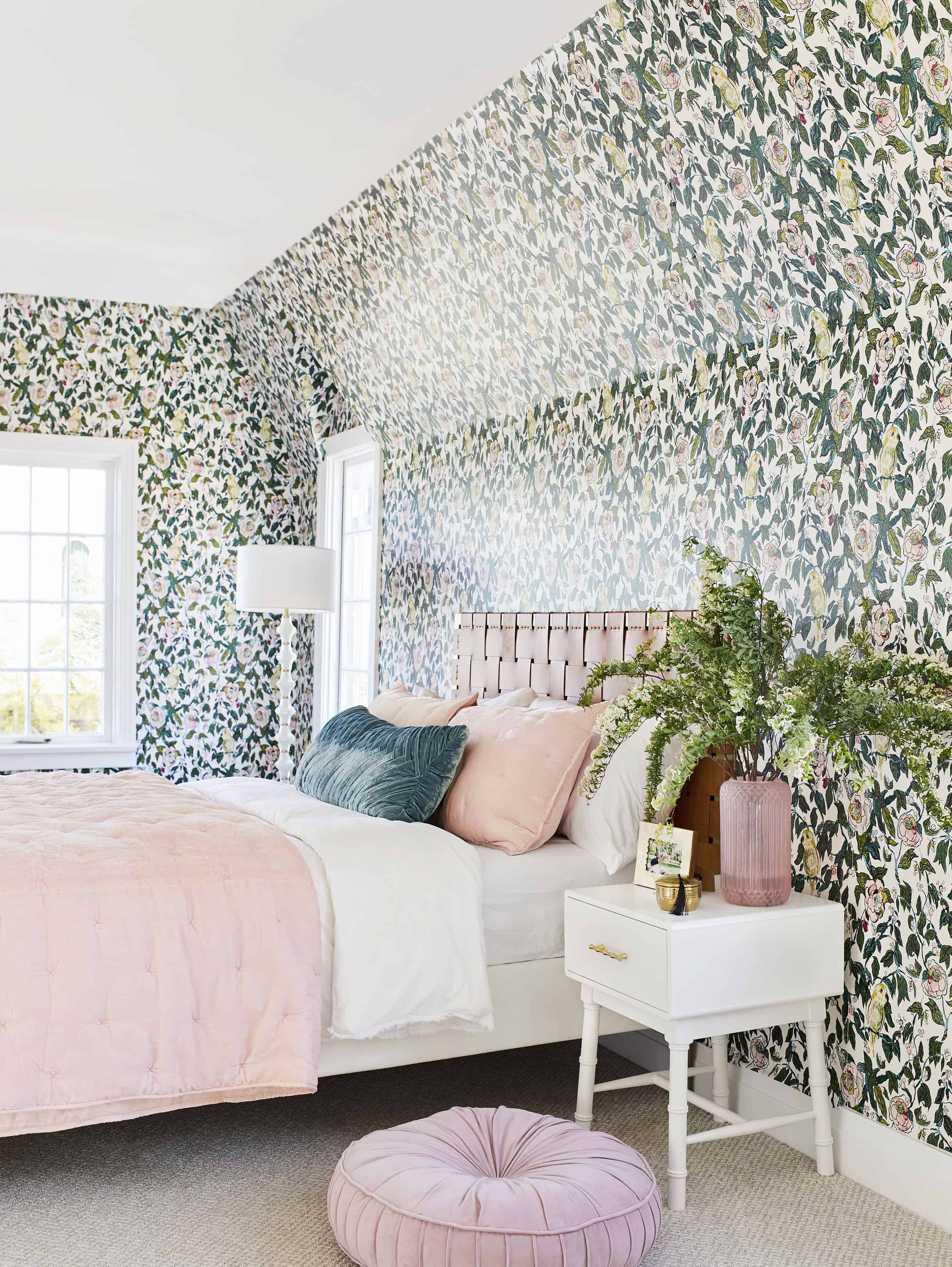 Bright Vintage Inspired 70s Romantic Bedroom