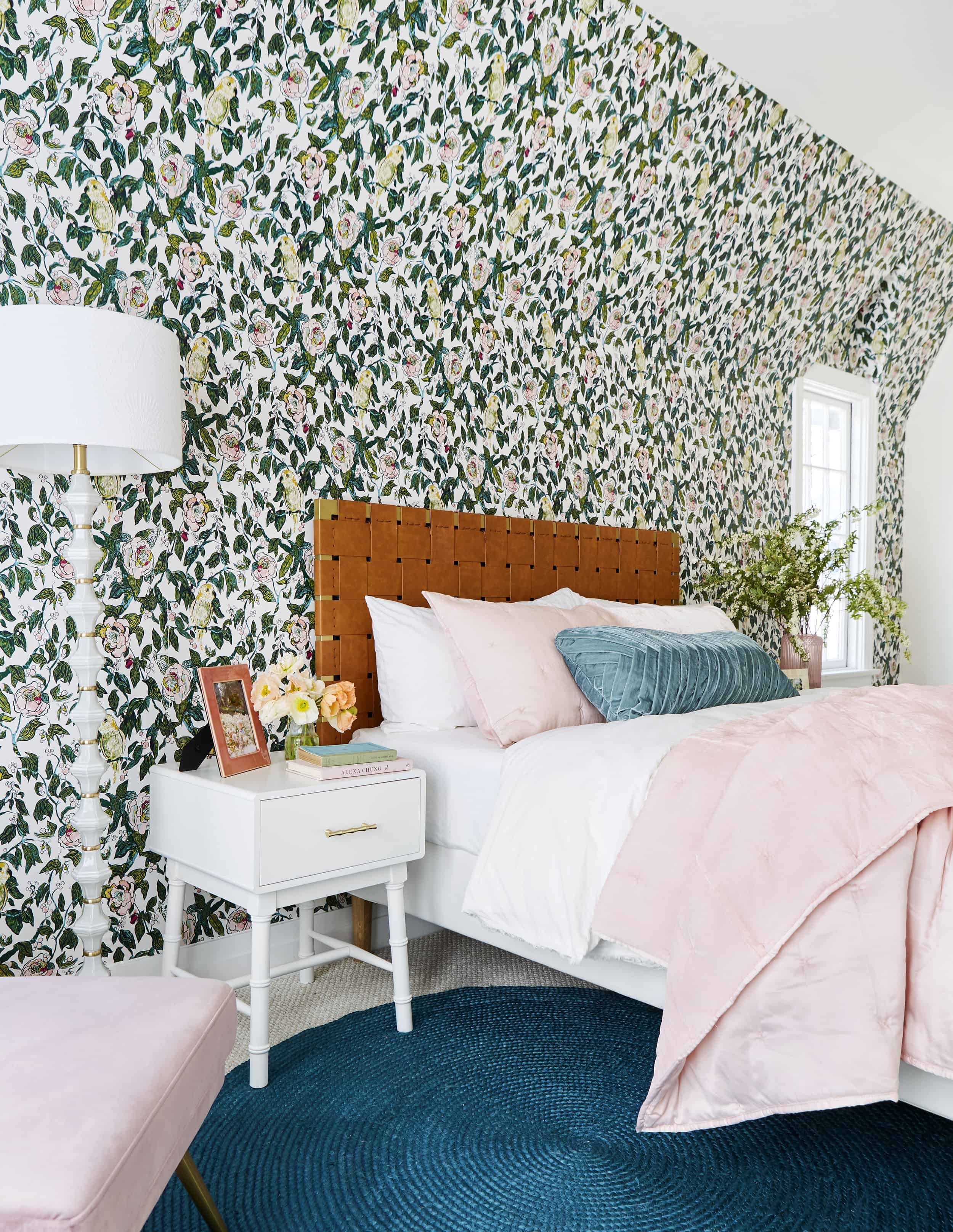 Colorful Vintage Inspired Glam Bedroom