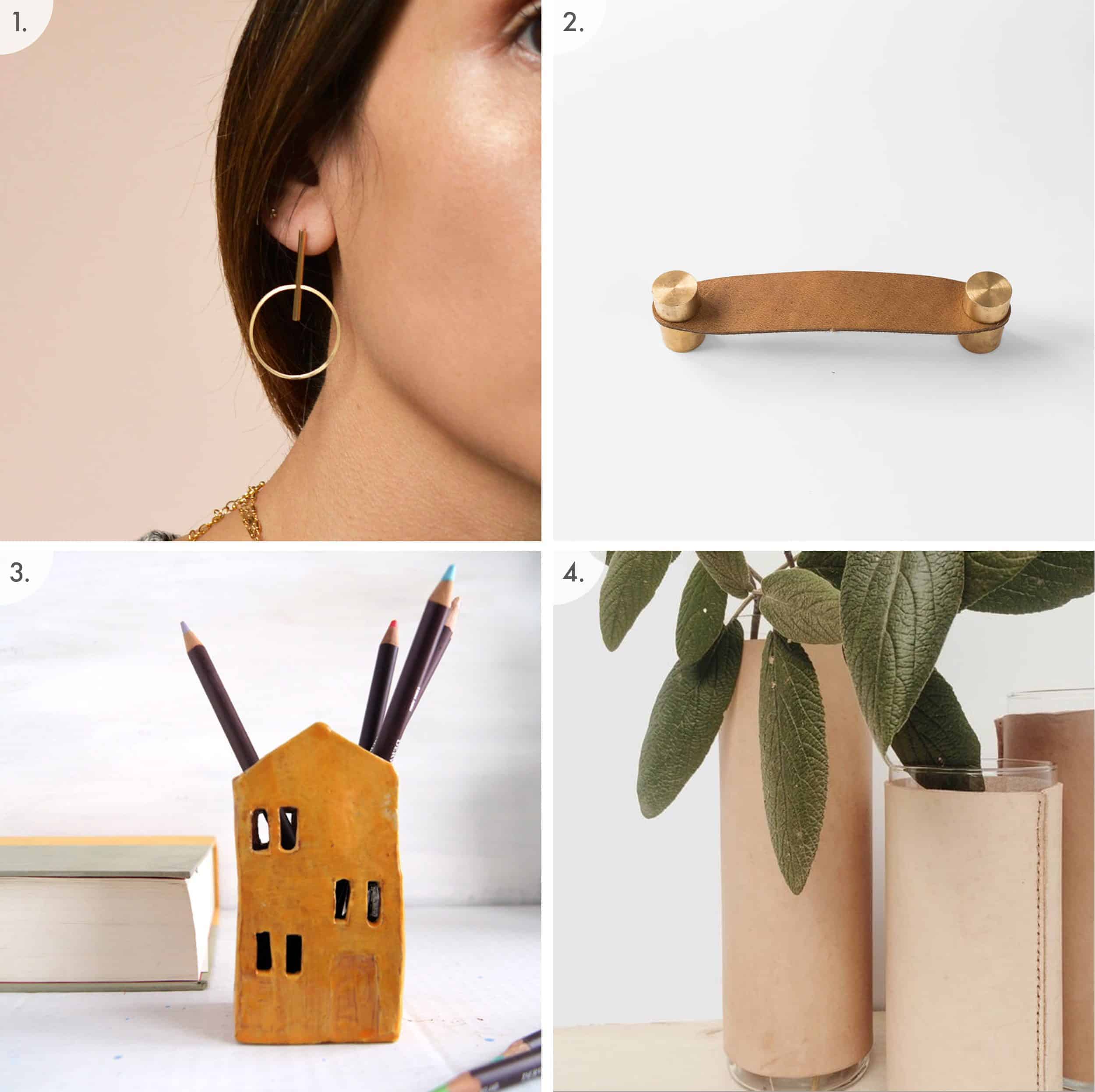 Earring Handle House Vase