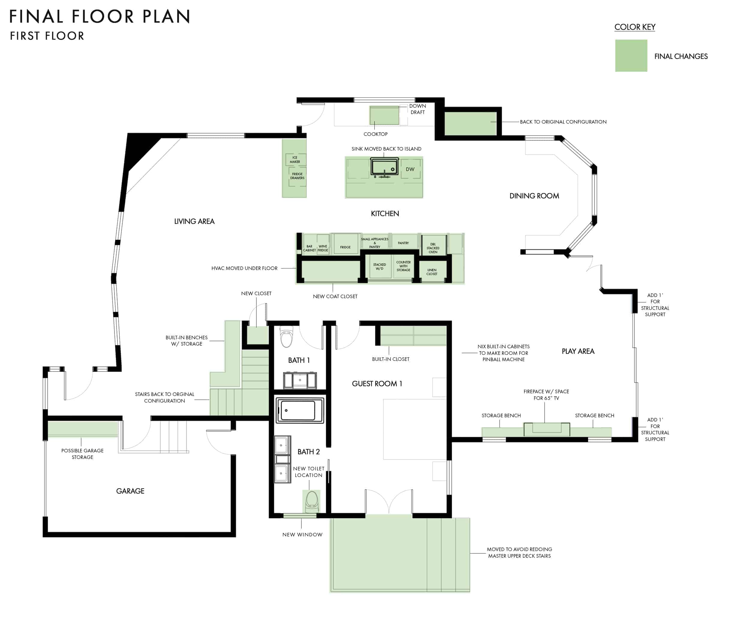 Emily Henderson Lake House Floor Plan First Floor Entire Floor Final3
