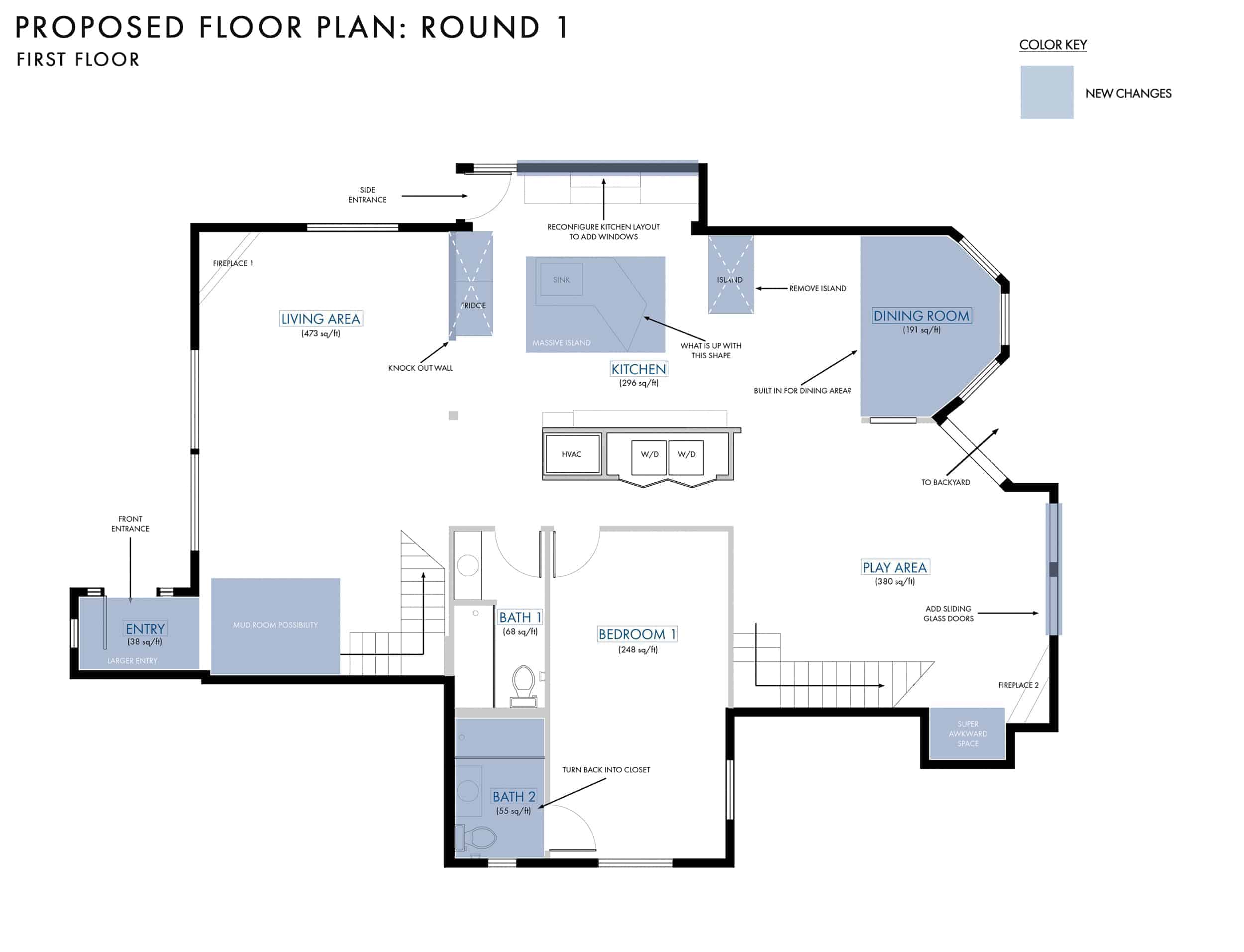 Emily Henderson Lake House Floor Plan First Floor Entire Floor Version 11