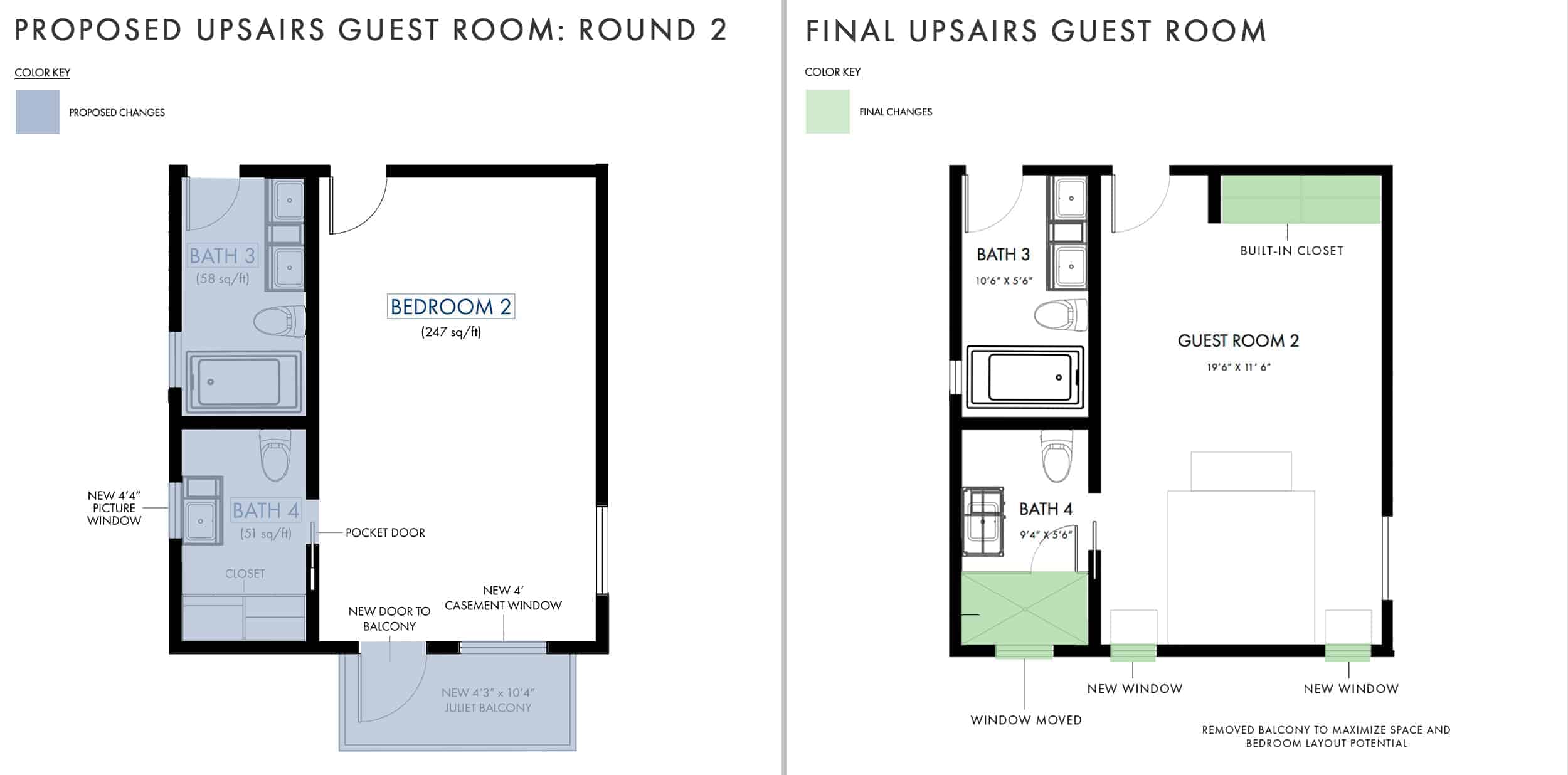 Emily Henderson Mountain House Fixer Upper Floor Guest Bedroom Side By Side