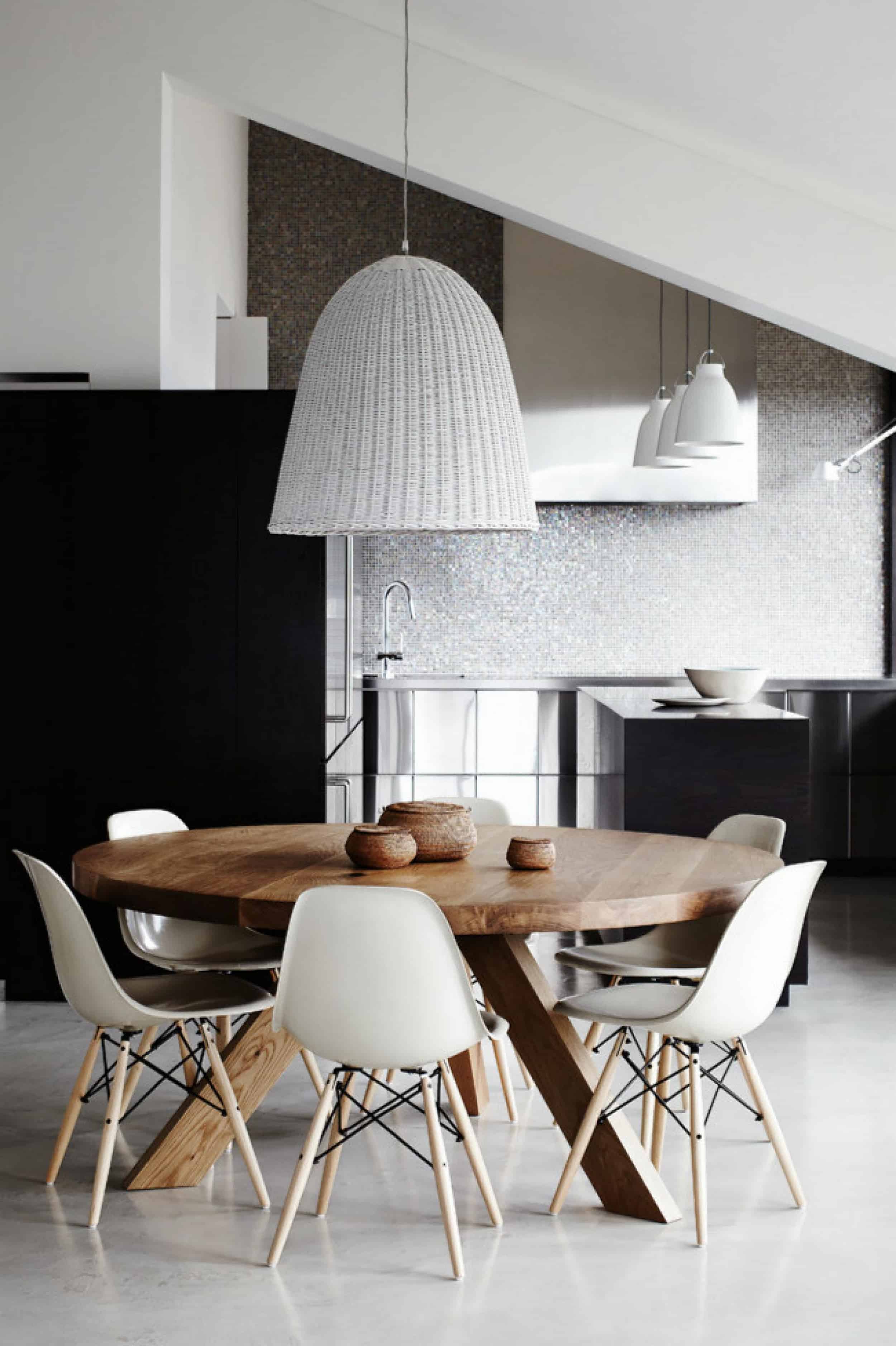 white wicker pendant