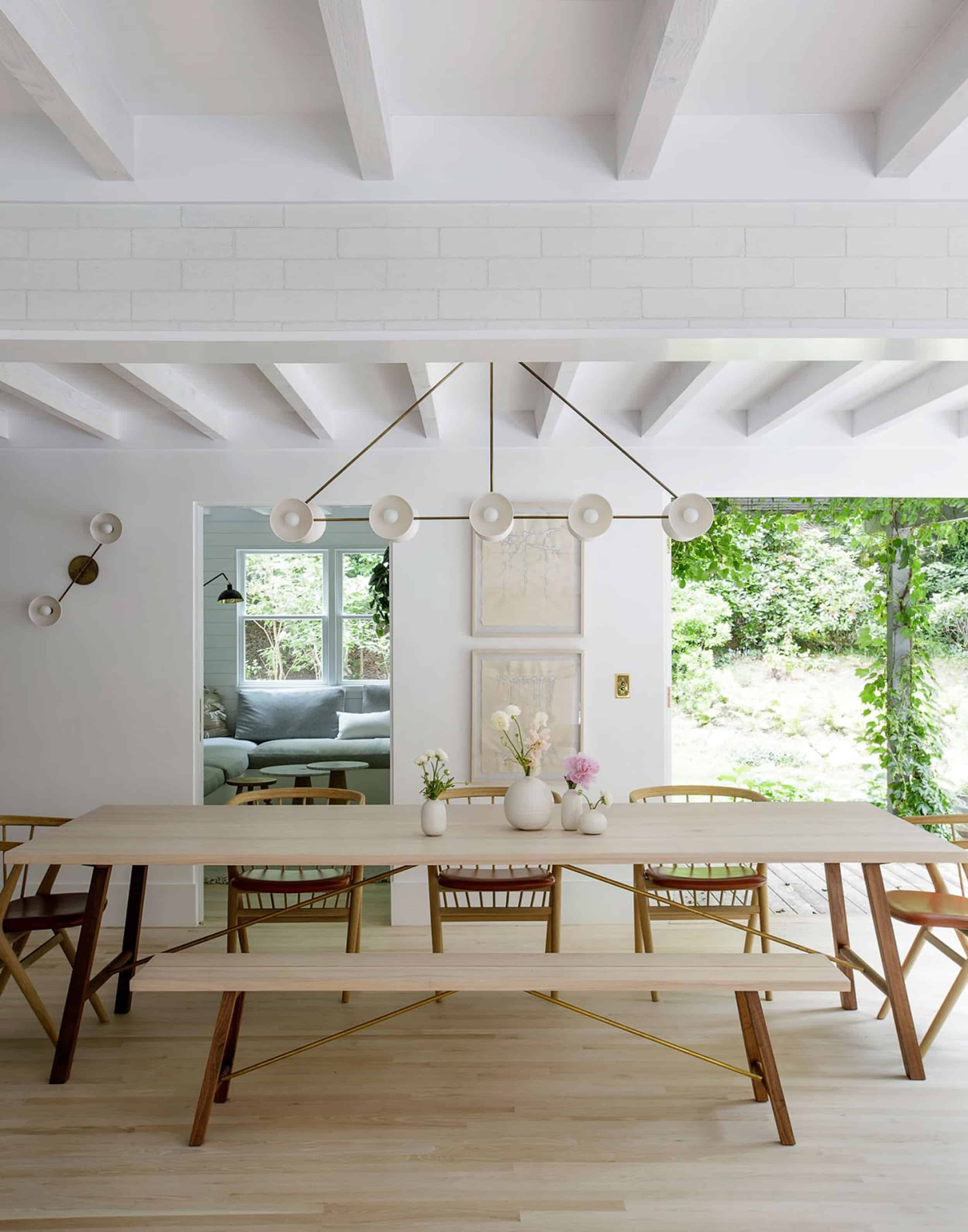 scandi modern dining room table