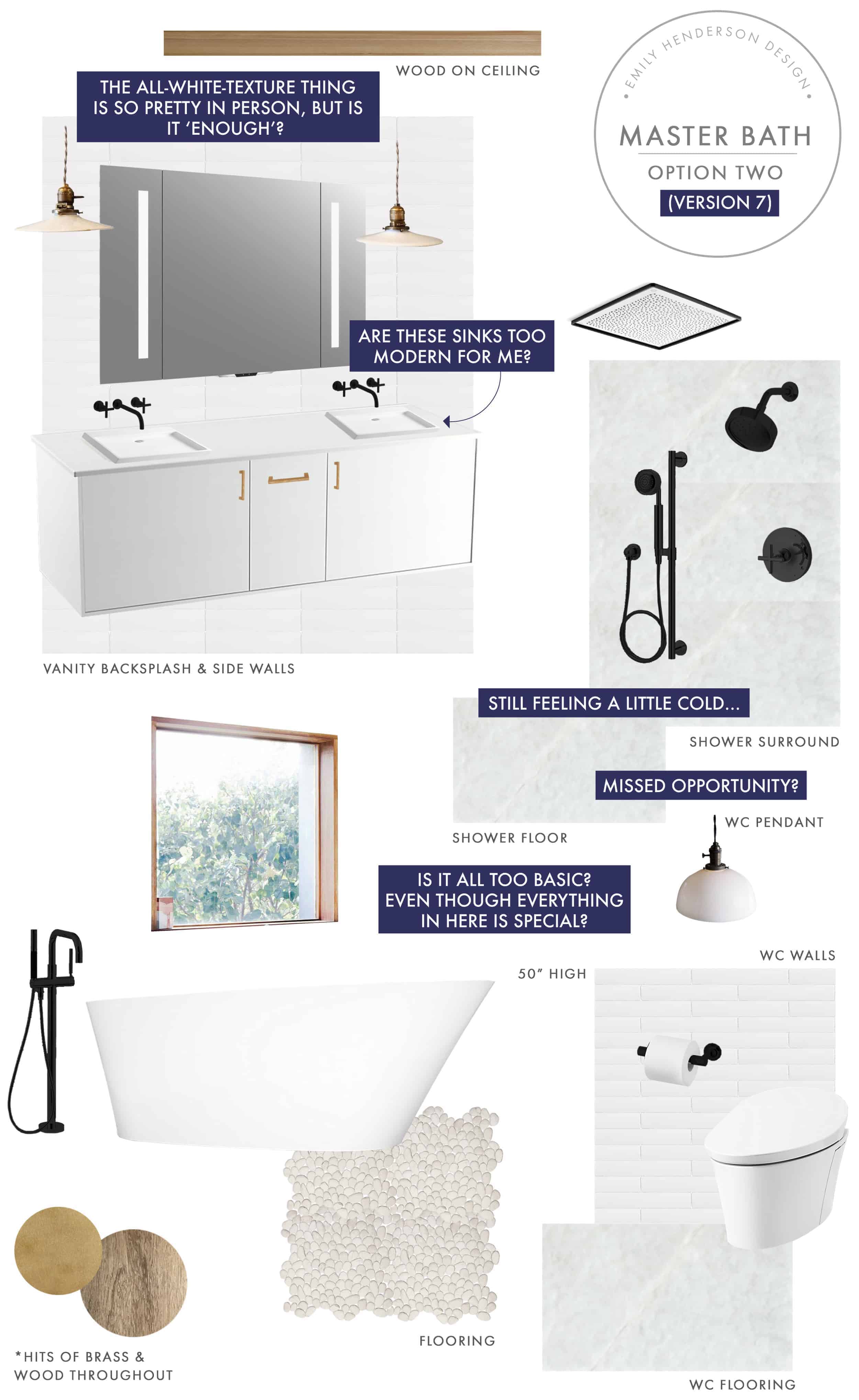 Emily Henderson Mountain Fixer Upper I Design You Decide Master Bath Final Option Two Final For Post