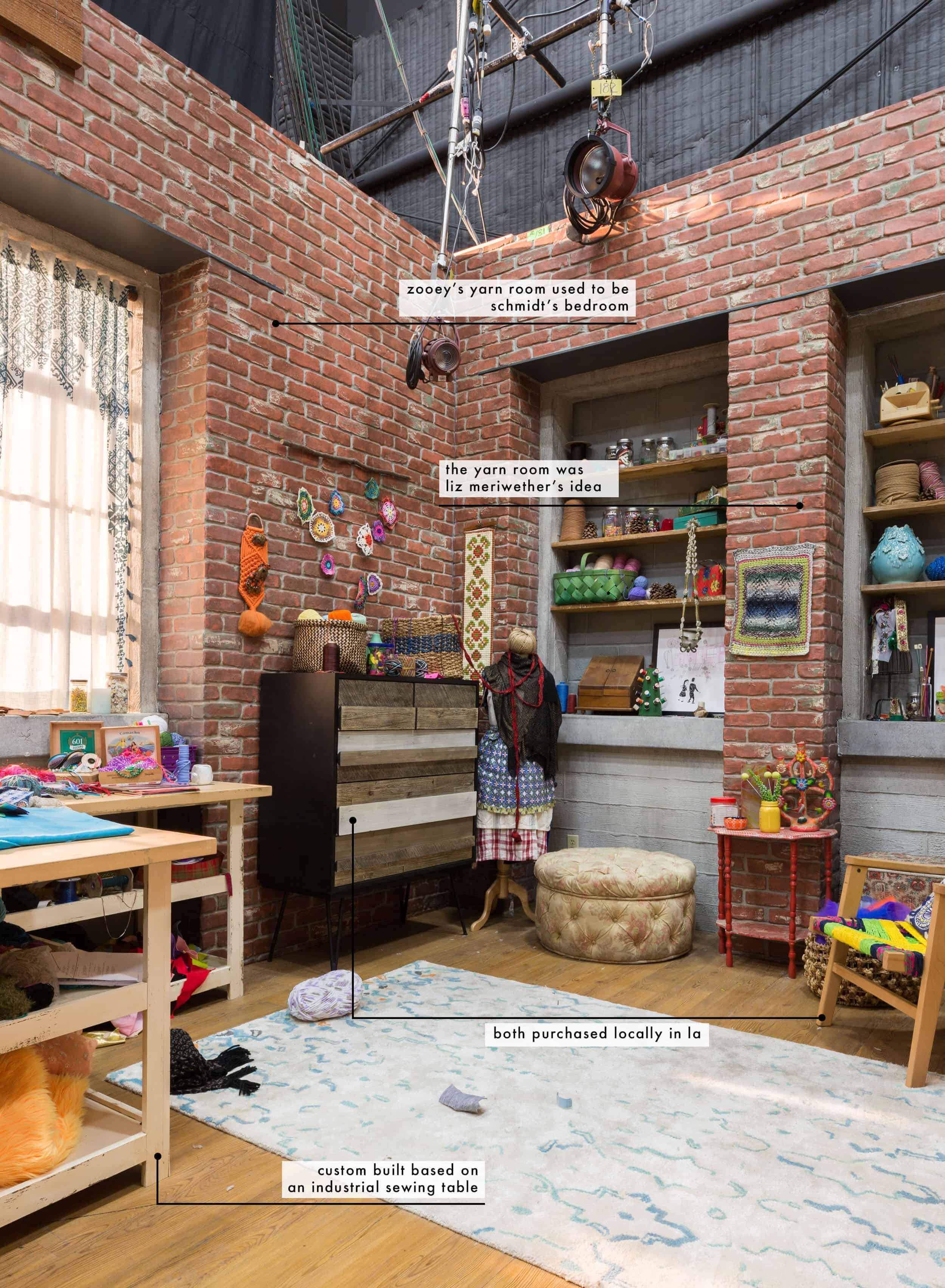 The New Girl Sneak Peek Yarn Room Fun Facts Text Overlay2