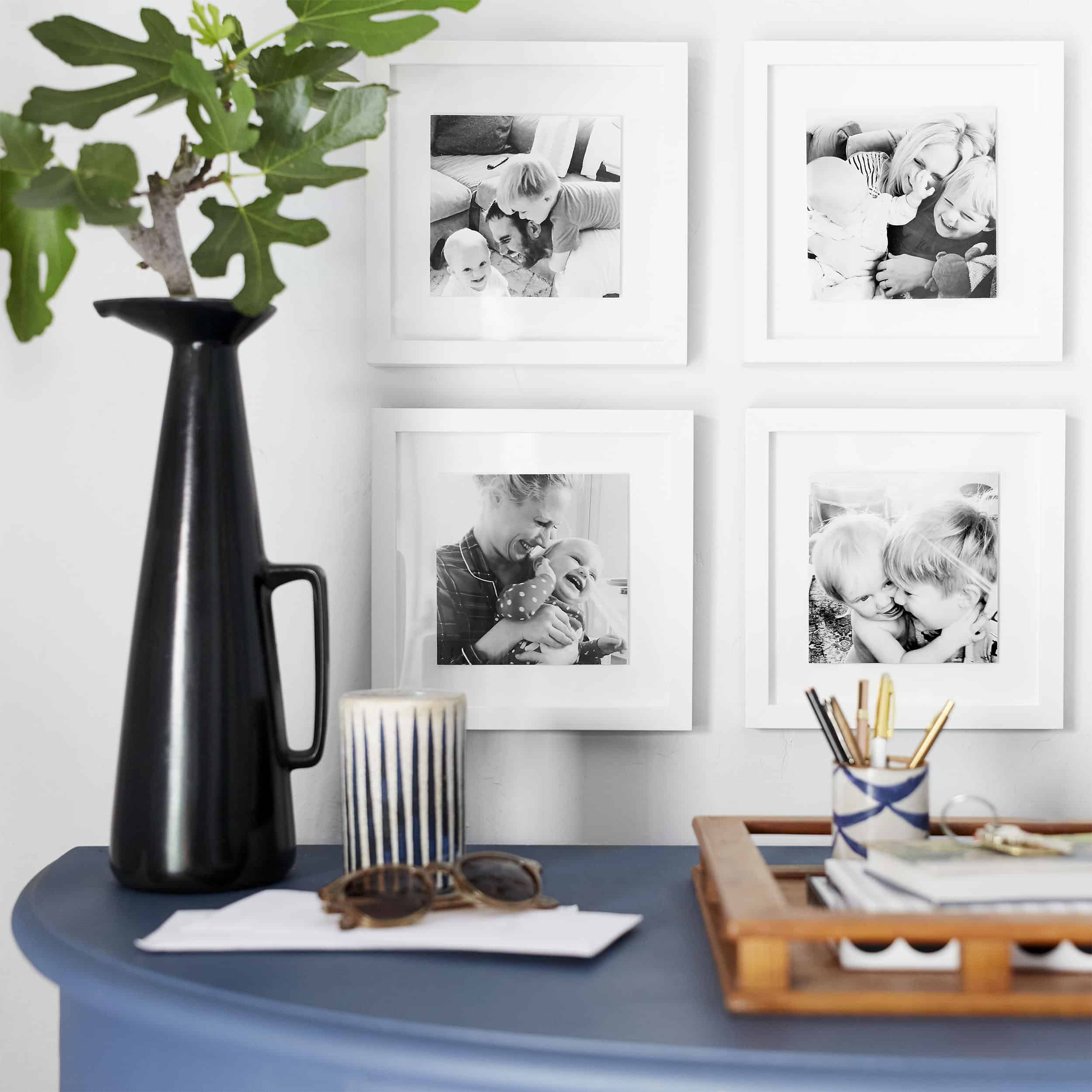 A Classic Family Photo Black And White Gallery Wall