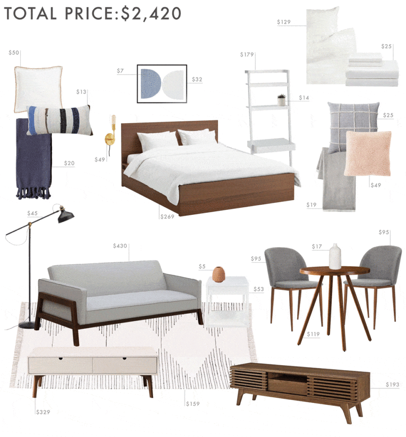 Studio Apartment Design Plan