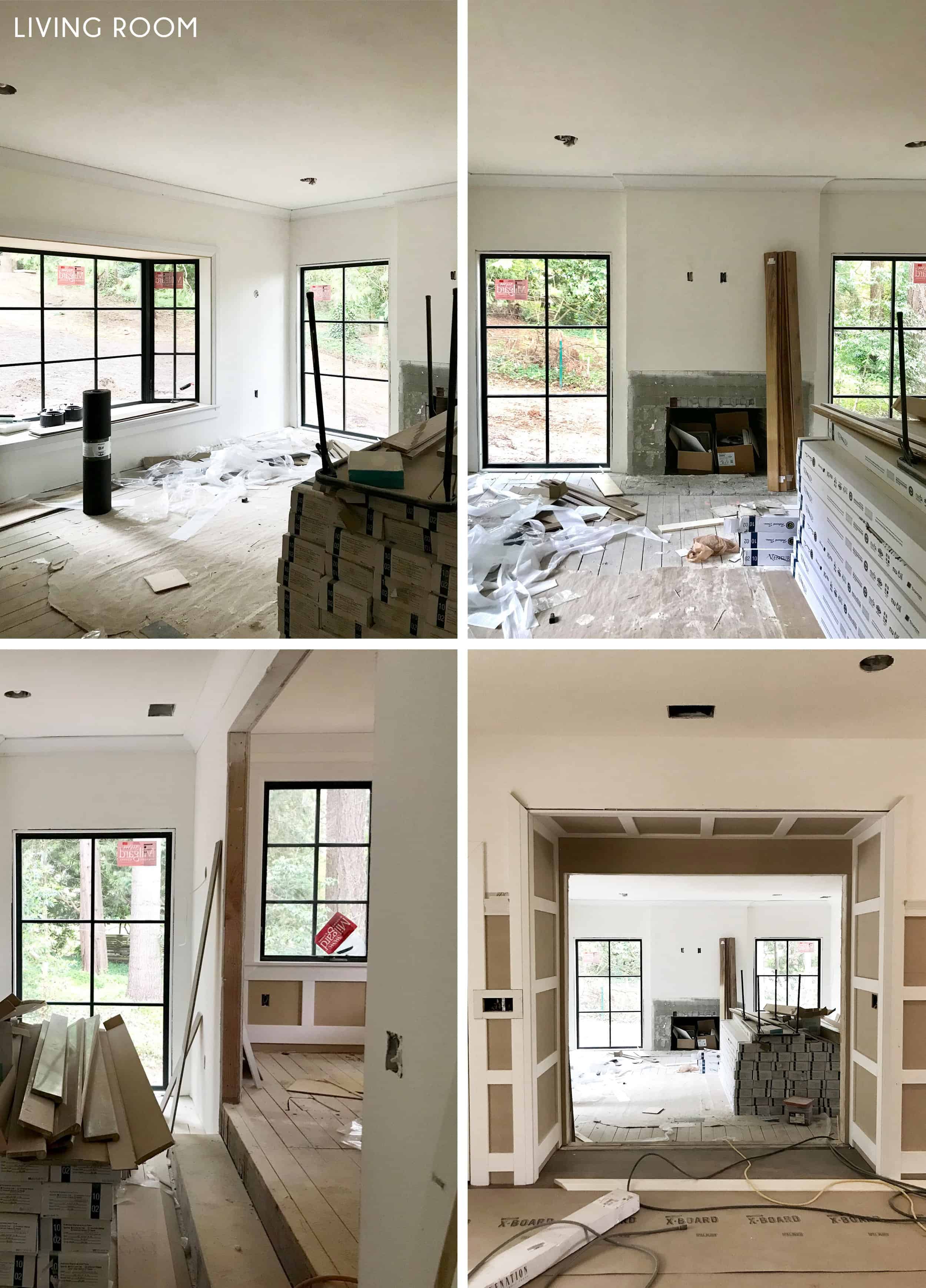 Emily Henderson Portland Traditional Updated Demo Pics Living Room
