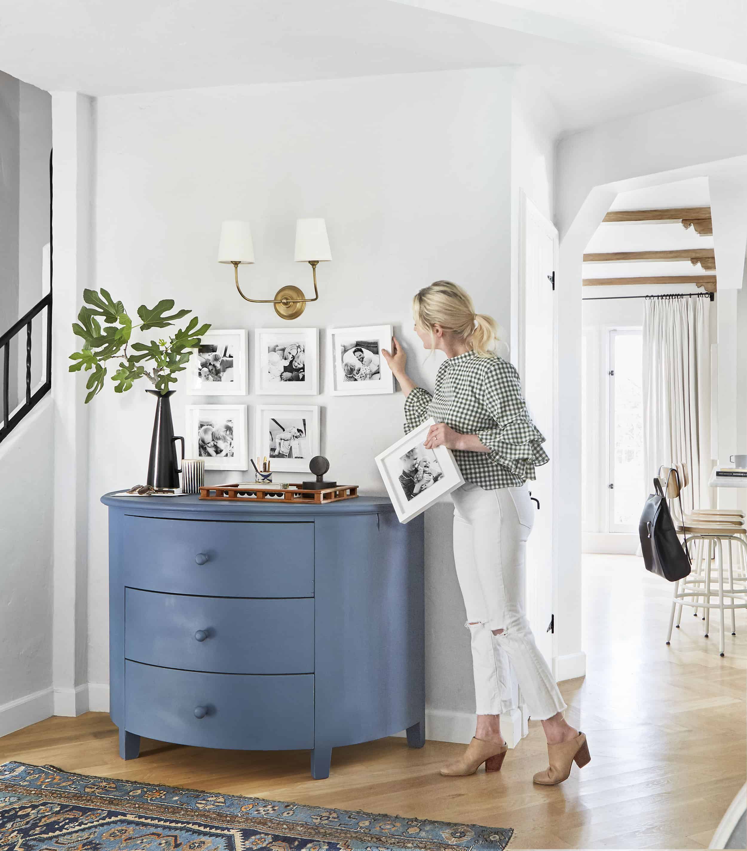 Emily Henderson Framebridge Family Photo Gallery Wall
