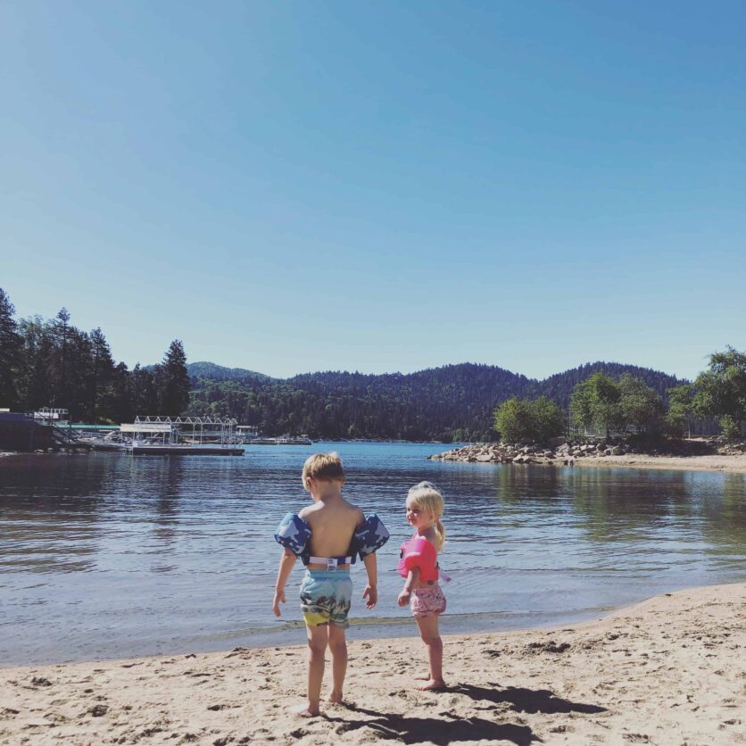 Toddler's at the Beach