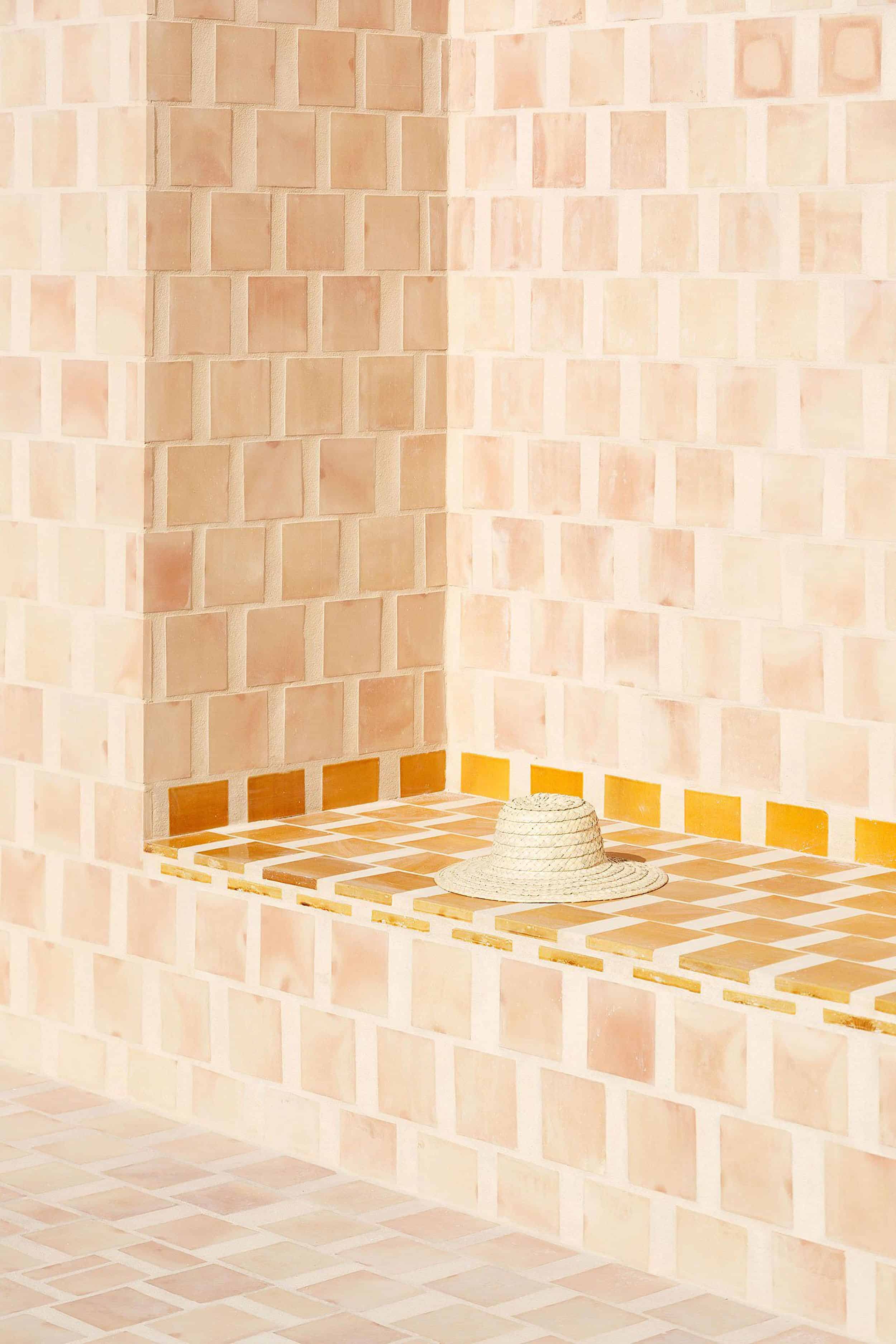 Moroccan-Style Architecture Two-Tone Tile