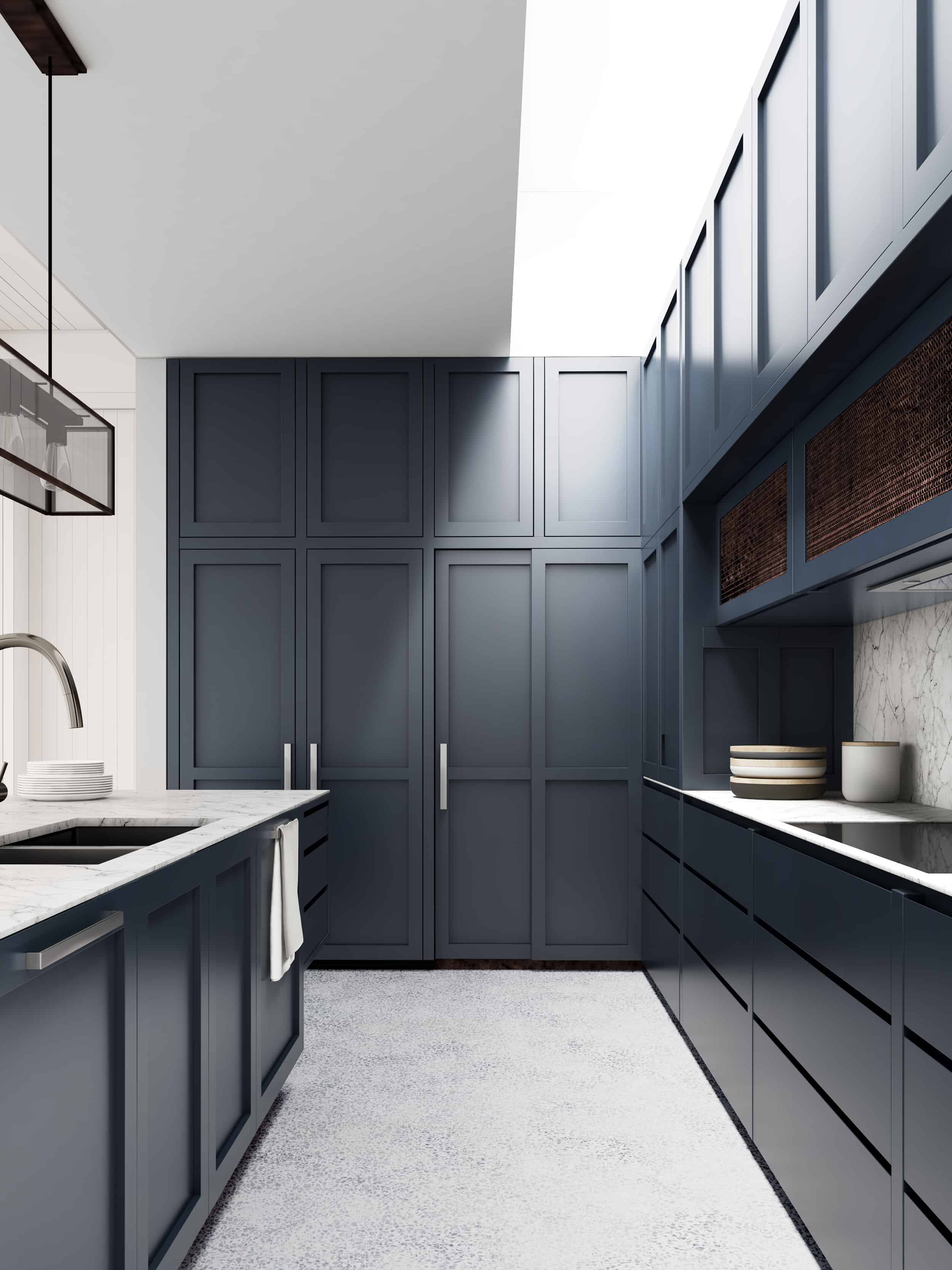 Emily Henderson Mountain Fixer Upper Kitchen Cabinet Layout Full Height Cabinets Inspiration 04
