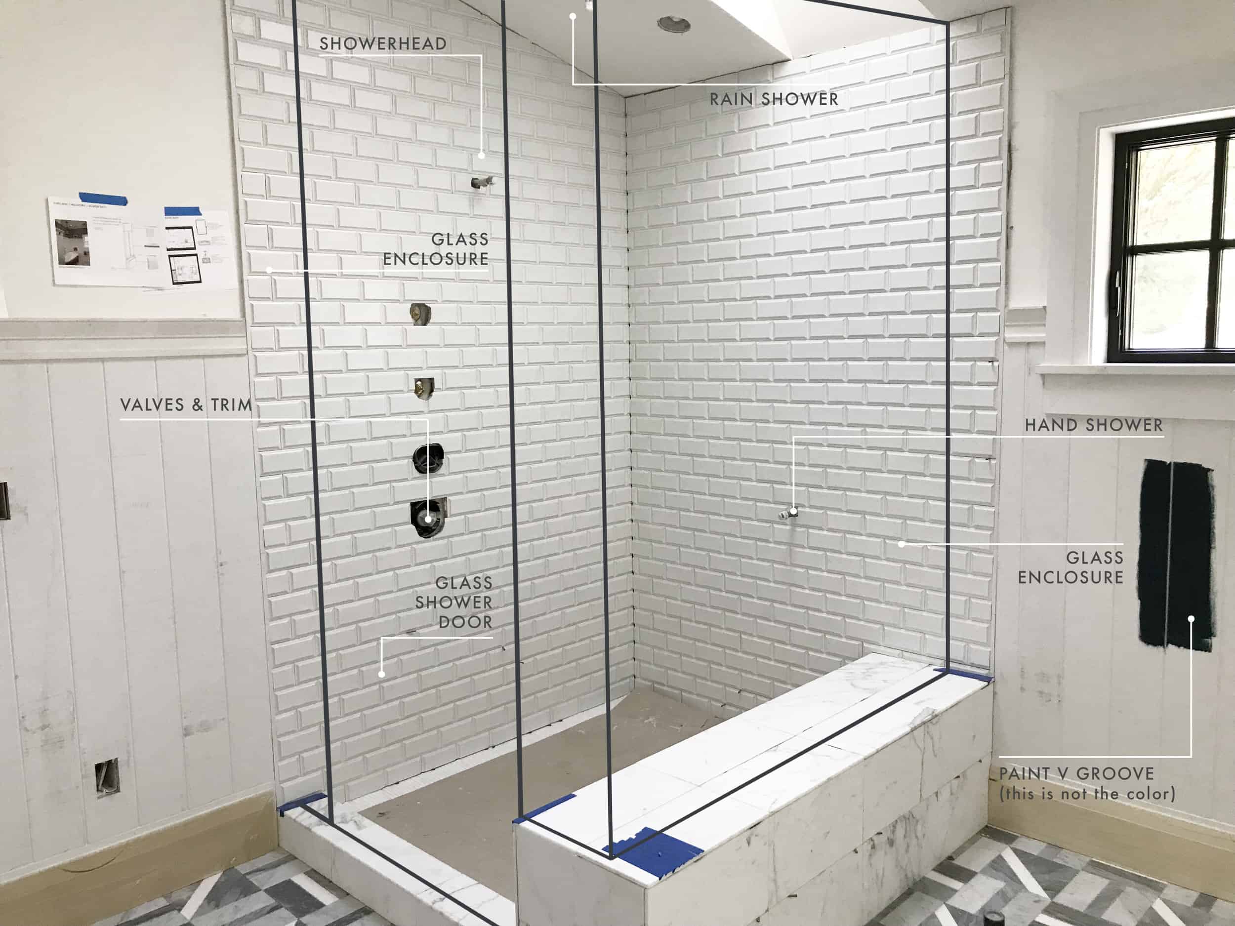 Emily Henderson Portland Fixer Upper Shower Bathroom Master Jess2