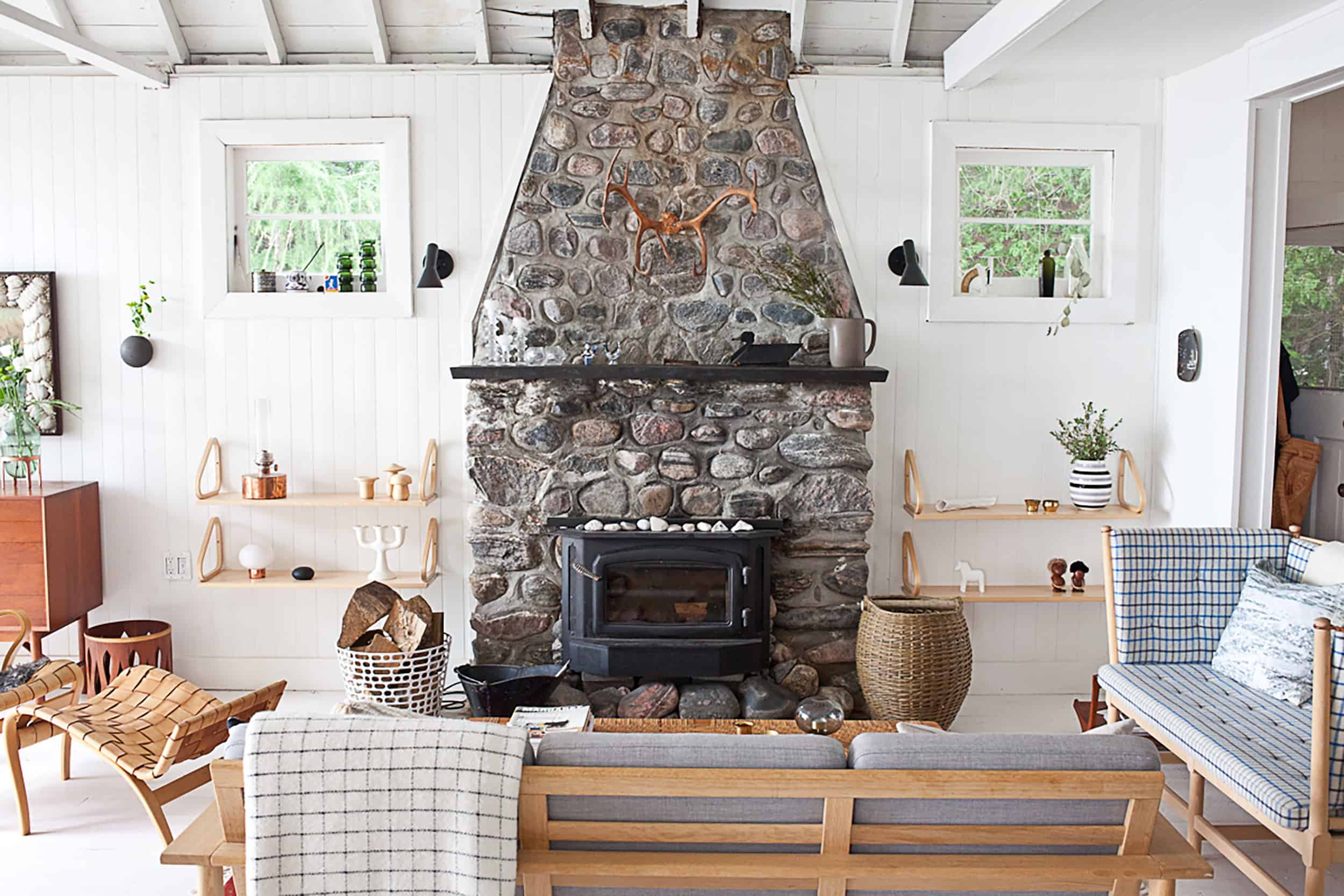 Emily Henderson German Schmear Fireplace Mjolk