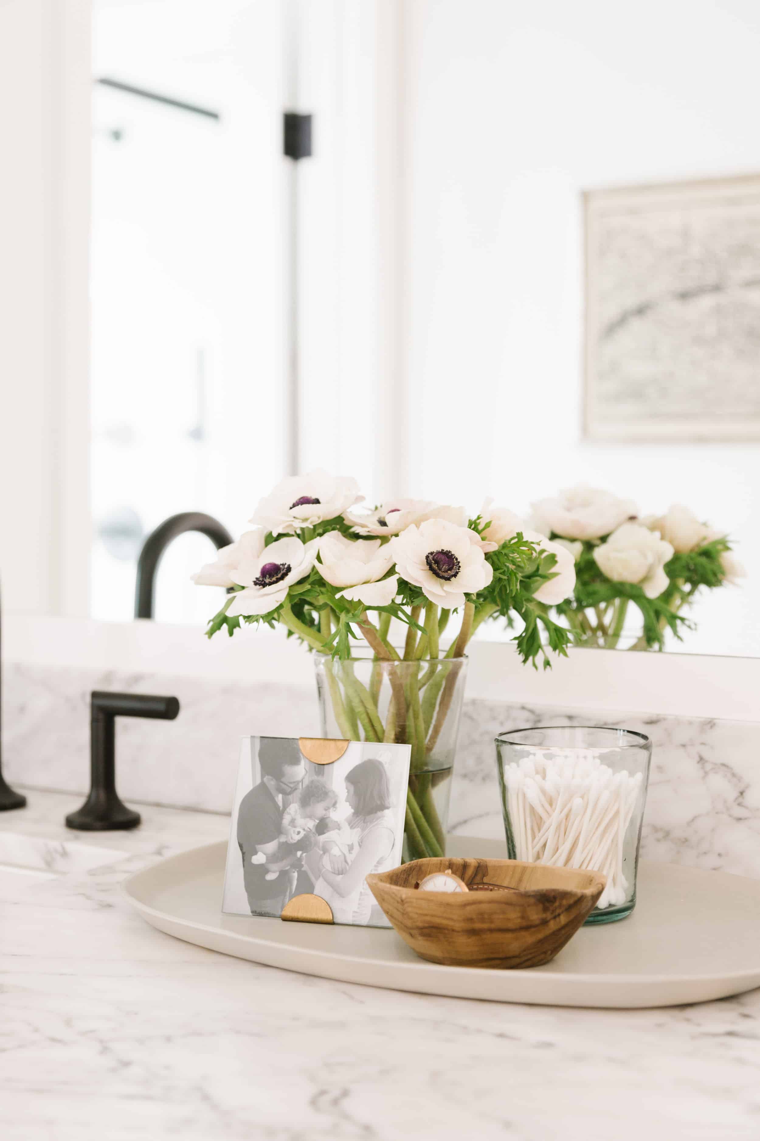 Samantha Gluck Emily Henderson Bathroom Marble Detail