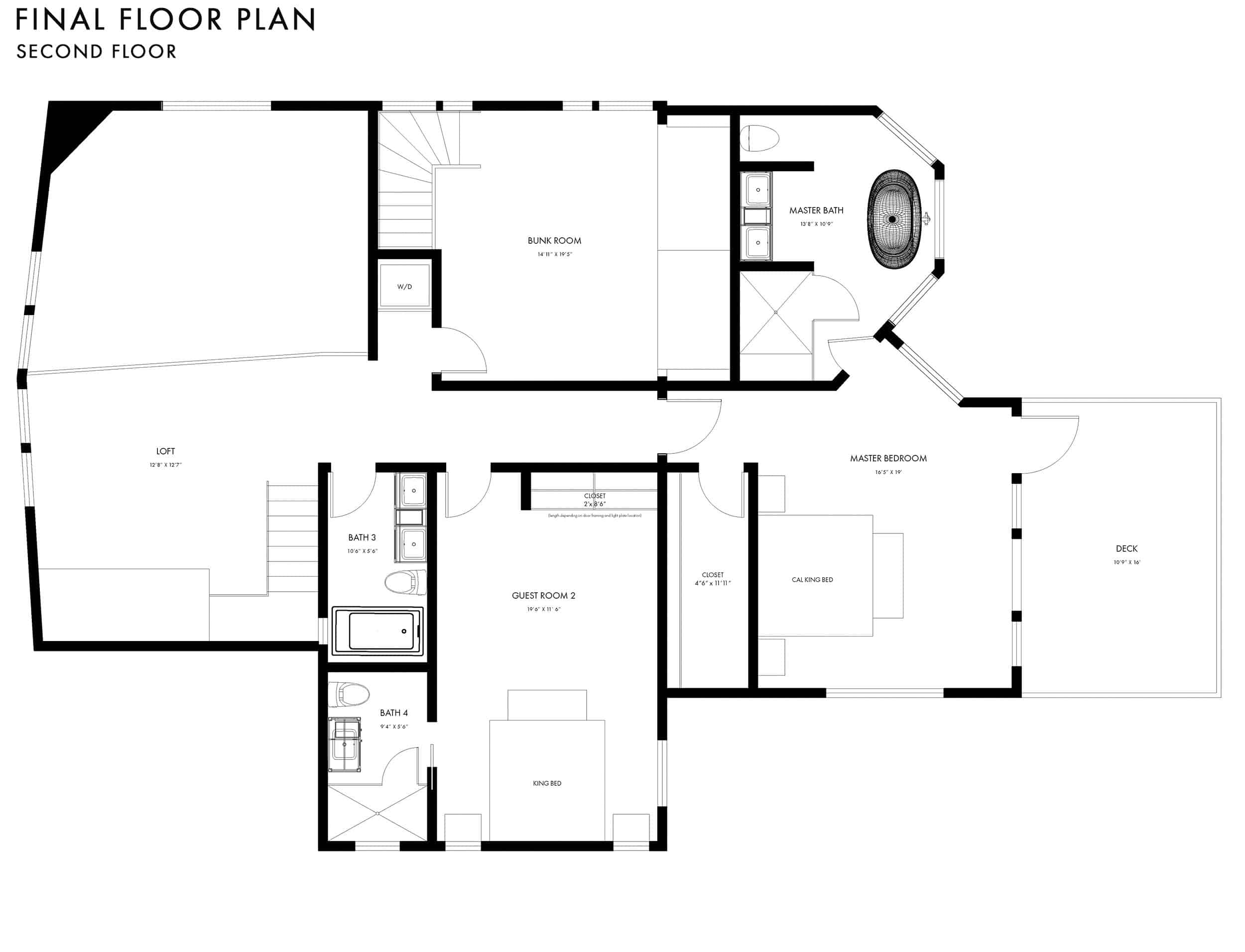 Emily Henderson Lake House Floor Plan