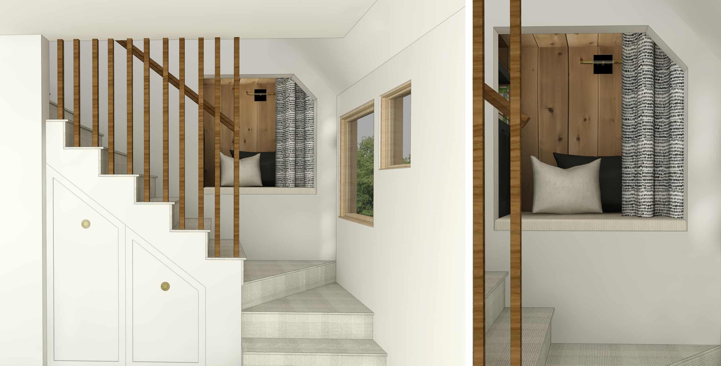 Emily Henderson Mountain House Bunk Room Nook 01