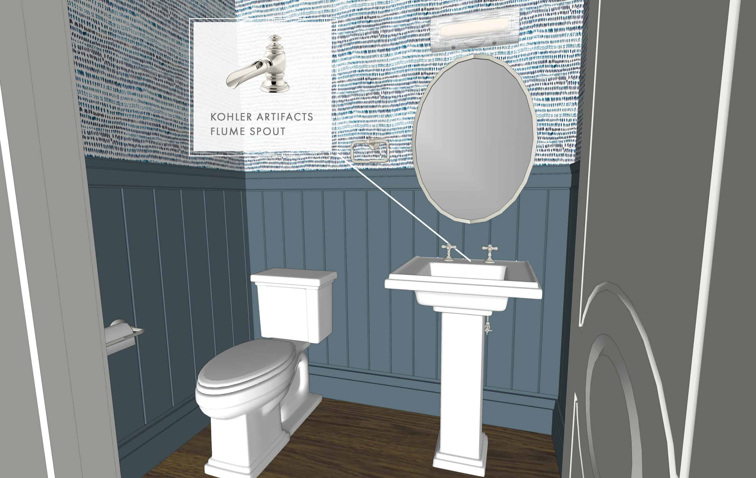 Emily Henderson Portland Fixer Upper Powder Bath Update Render 01