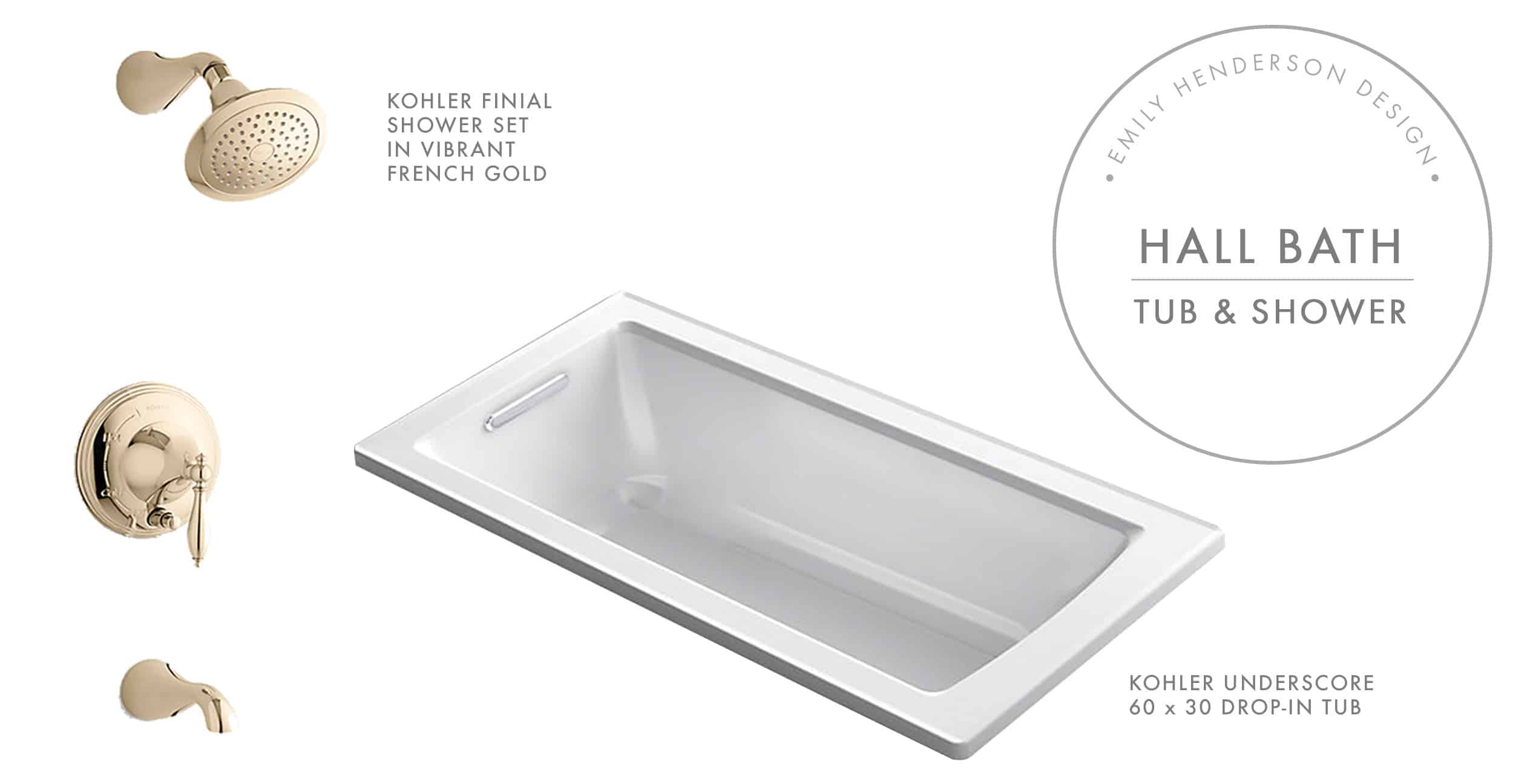 Emily Henderson Portland Traditional Fixer Upper Kids Bath Progress Design Moodboard Bath Kohler