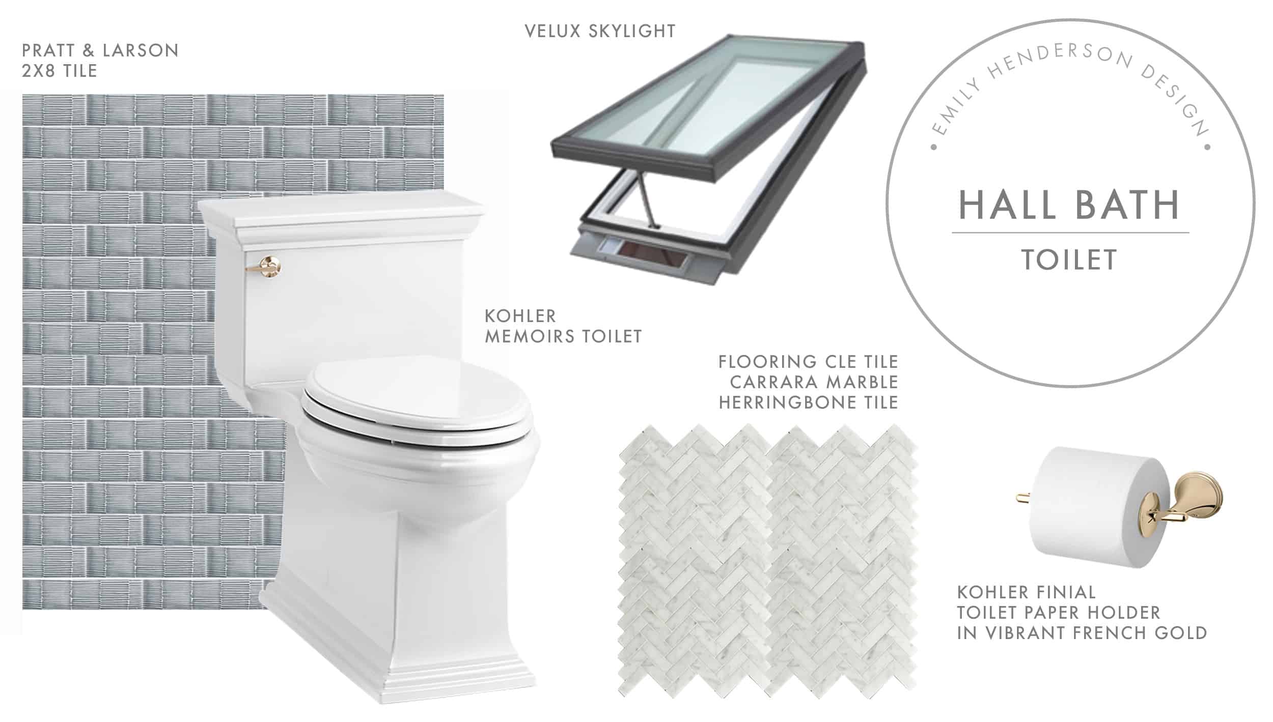 Emily Henderson Portland Traditional Fixer Upper Kids Bath Progress Design Moodboard Toilet 7.31.18