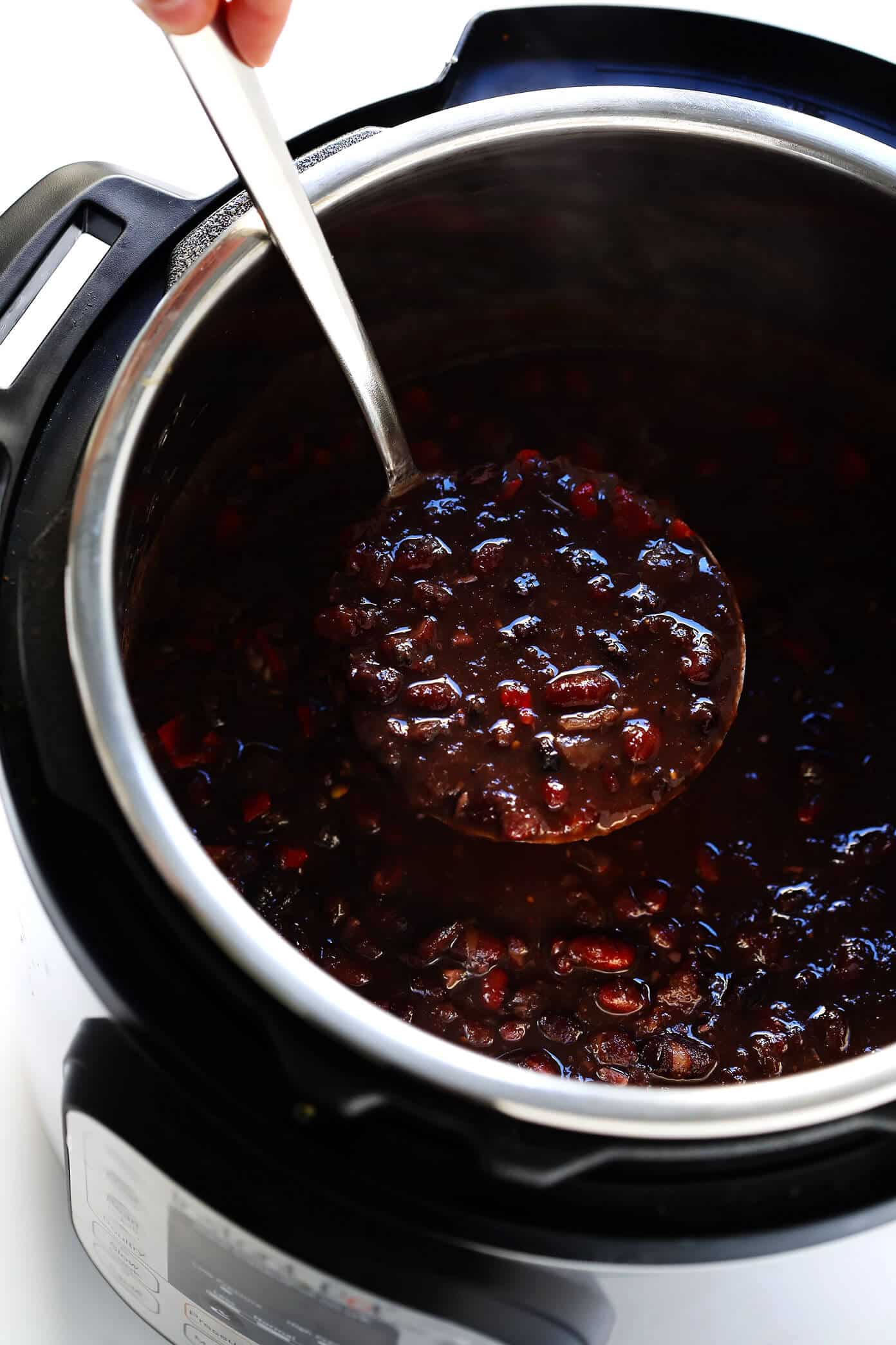 Easy Kid Friendly Slow Cooker Meals Instant Pot Vegetarian Black Bean Chili Recipe 1