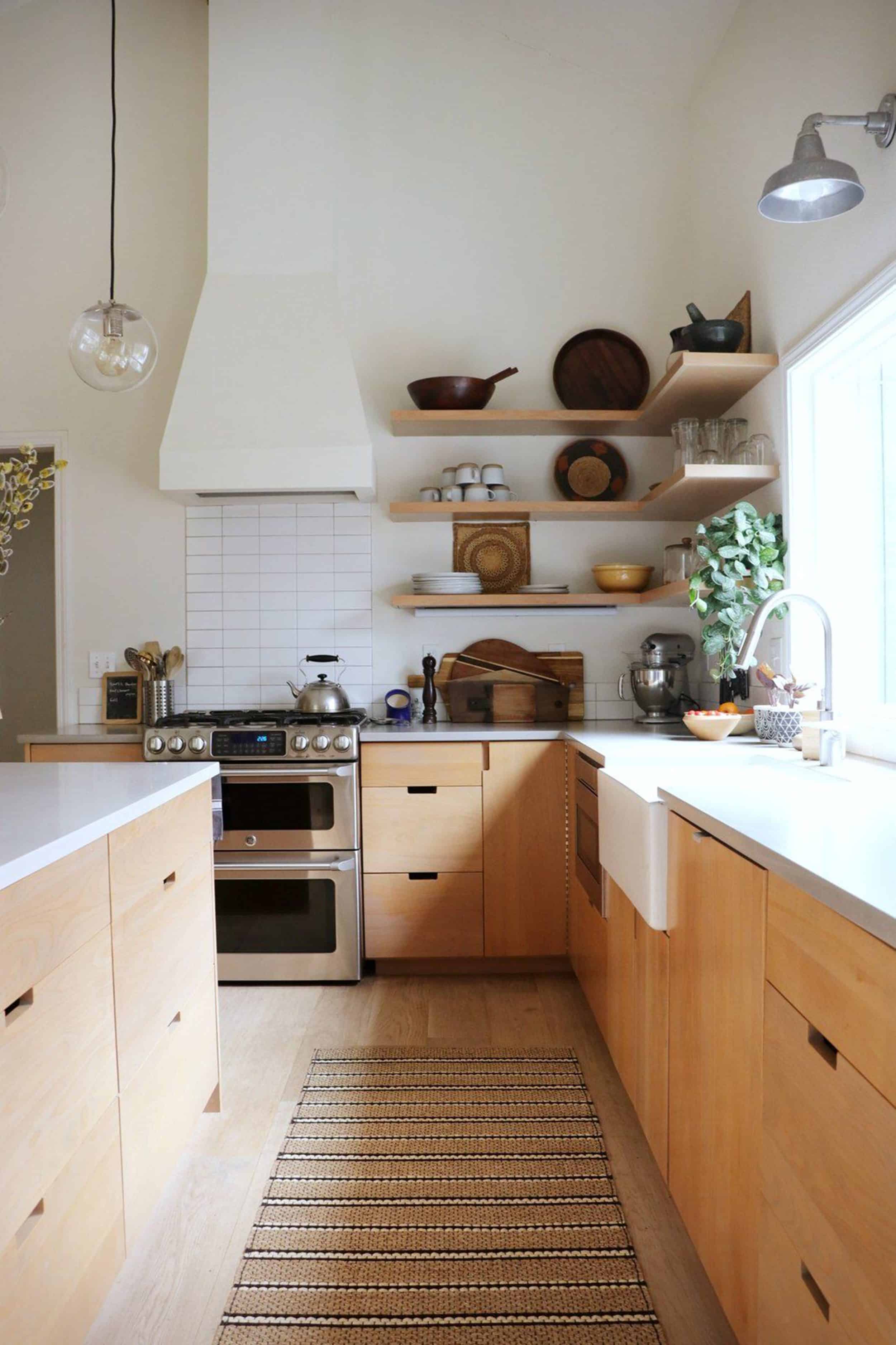 Natural Wood Organic Kitchen