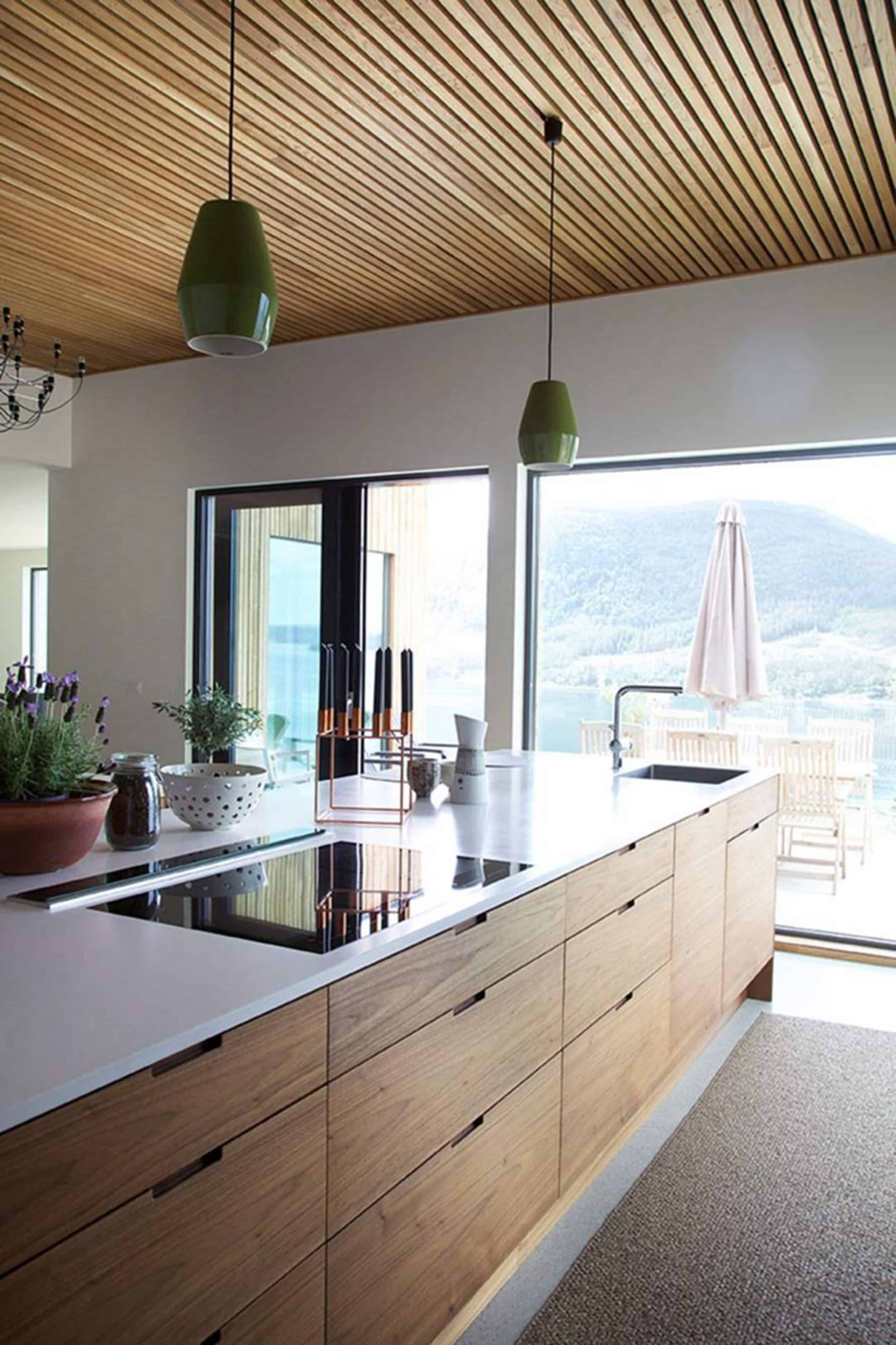Natural Wood Modern Kitchen