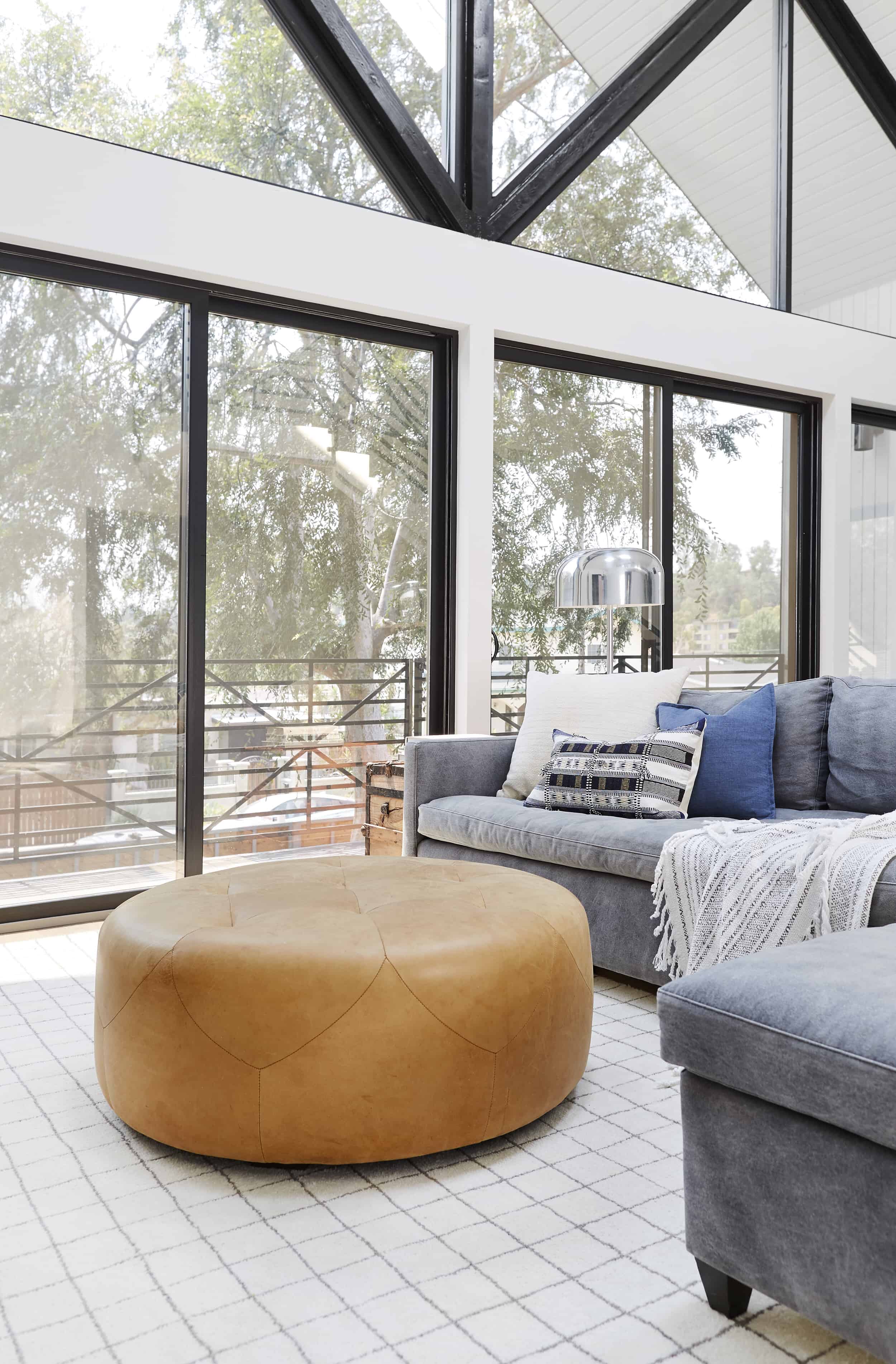Bright Modern Kid Friendly Cozy Comfortable Family Tv Room Emily Henderson8