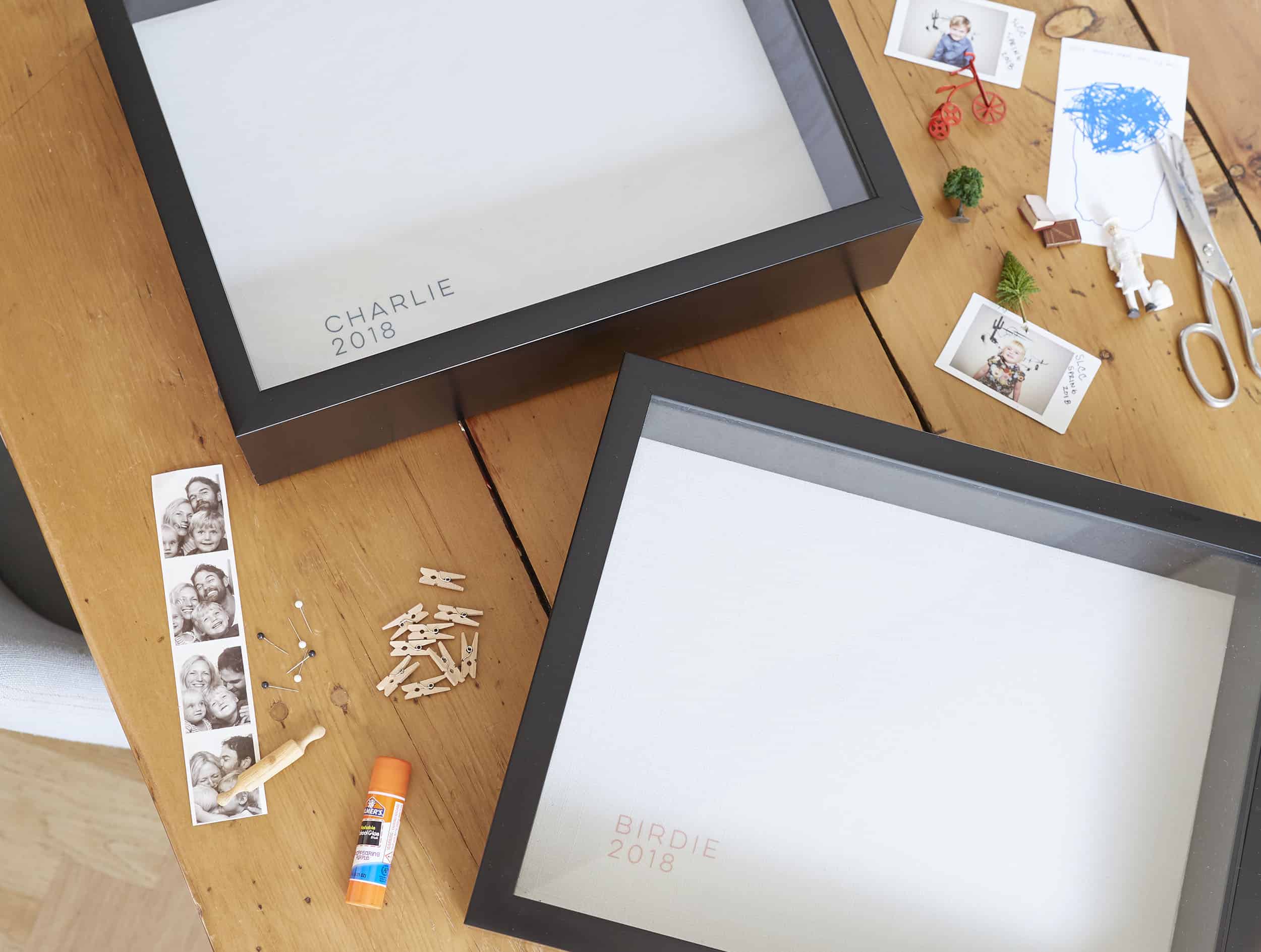Emily Henderson Diy Shadow Box Shutterfly Memory Boxes2