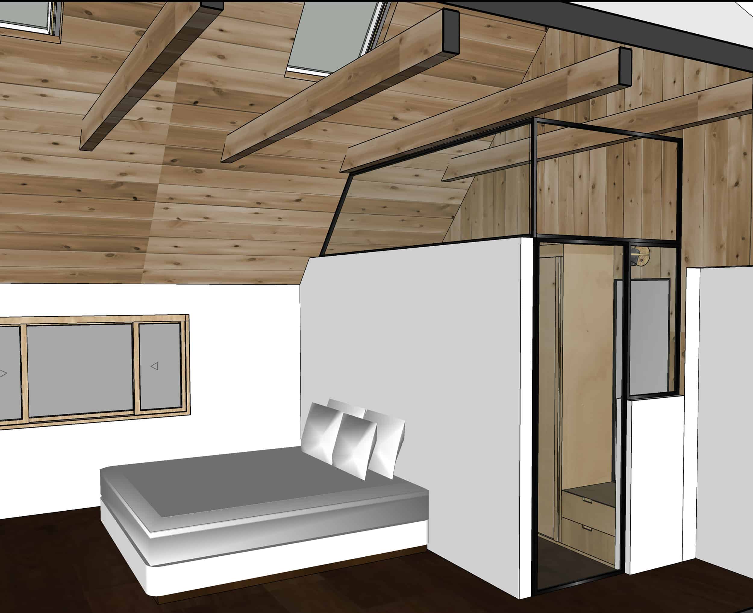 Emily Henderson Mountain Fixer Master Closet Design 1