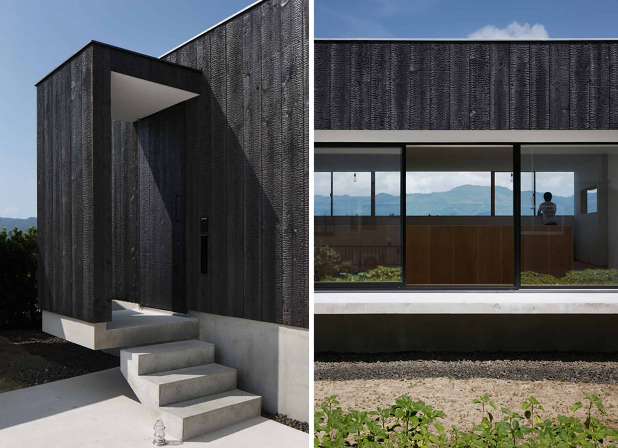 Shou Sugi Ban Black Wood Modern Exterior