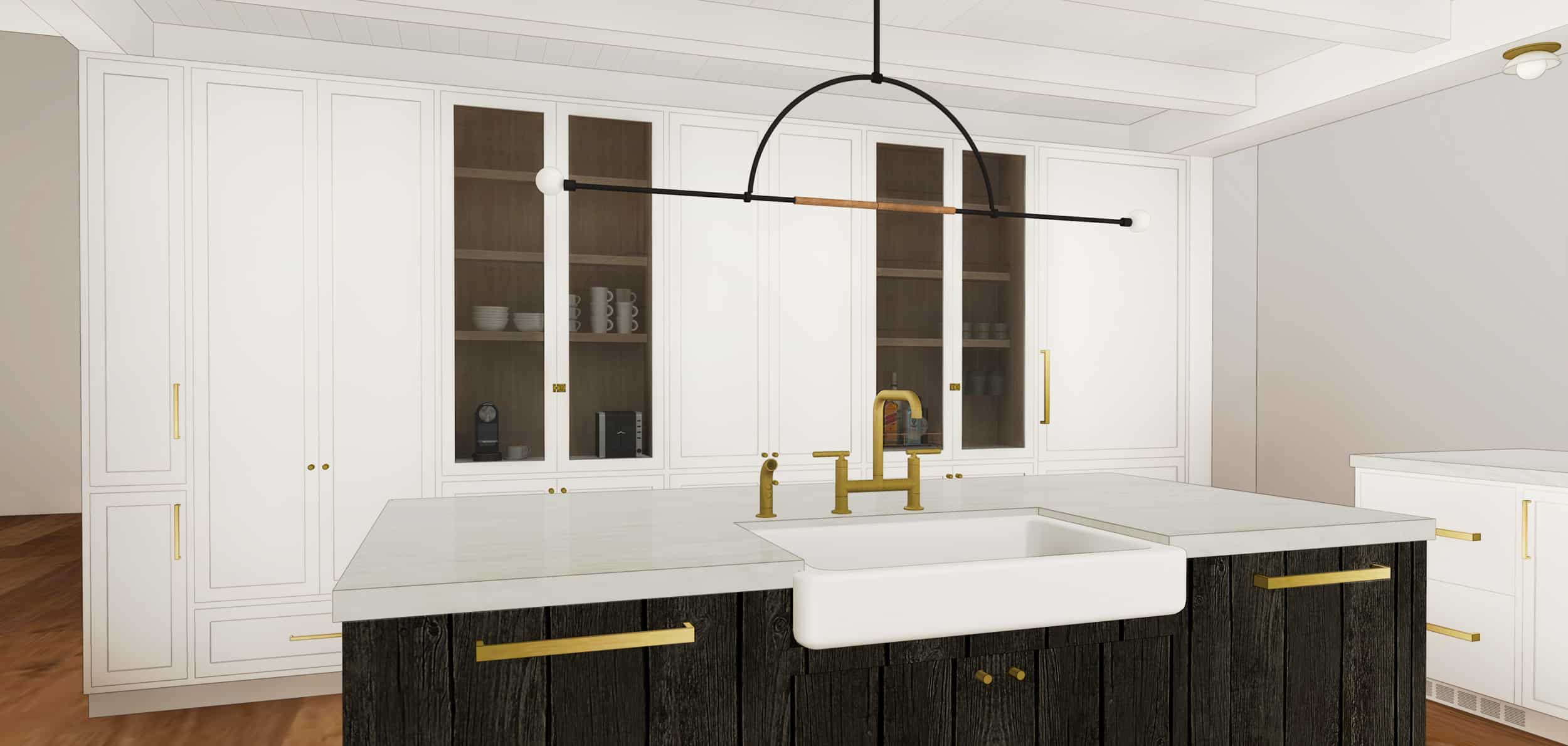 Emily Henderson Mountain House Scandinavian kitchen remodel_8