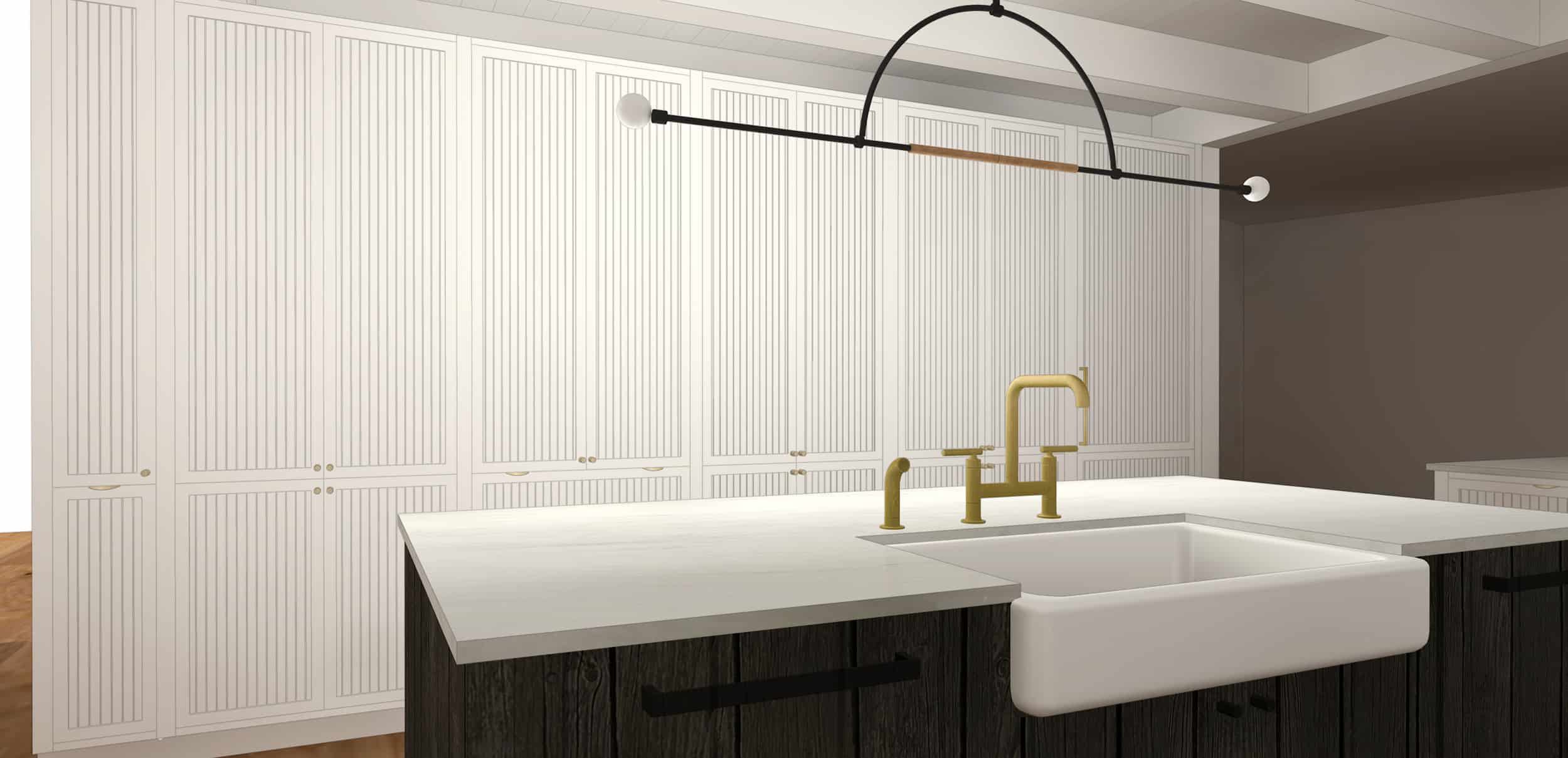 Emily Henderson Mountain House Kitchen Evolution Kitchensumnt Grooved Shaker 03 Final