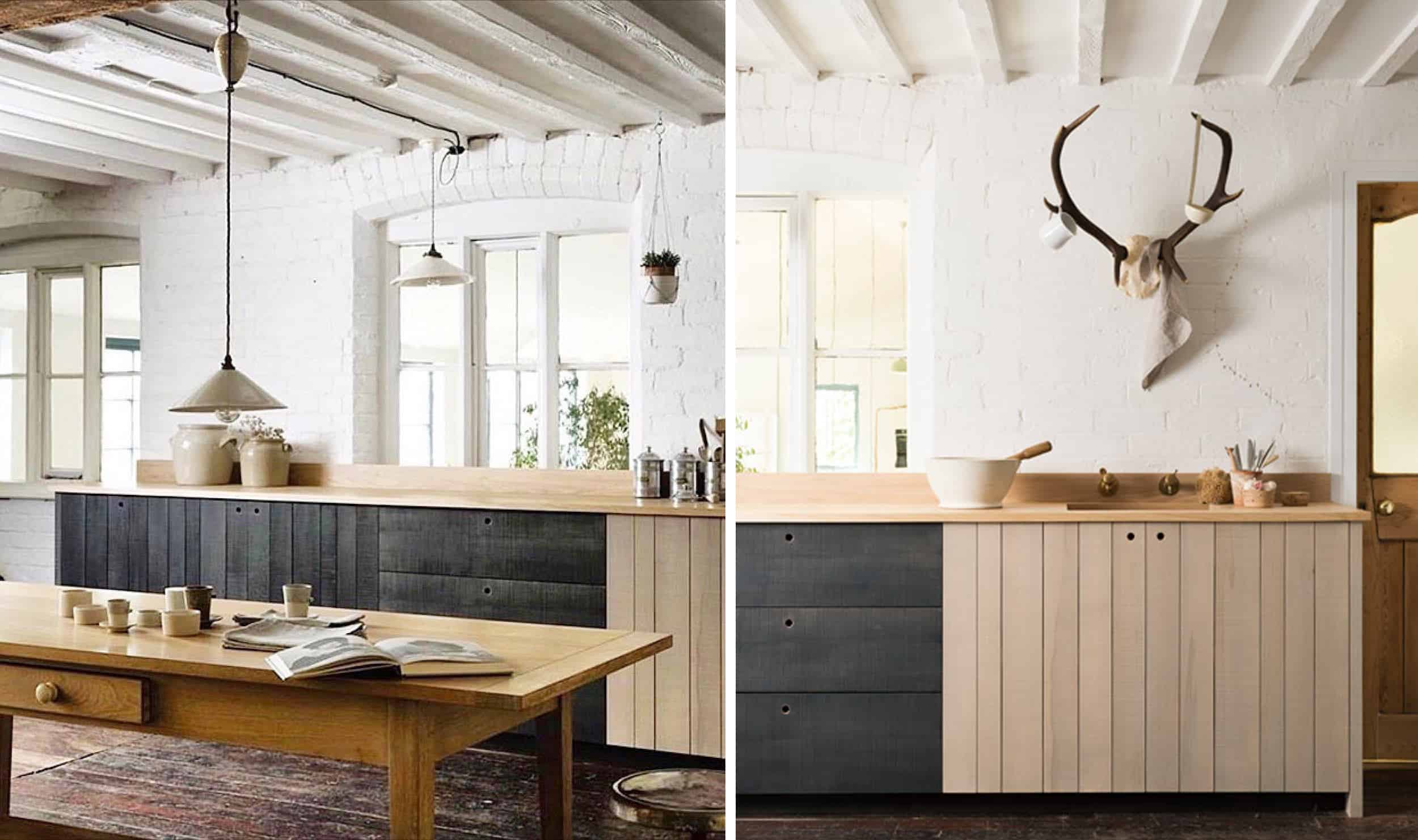 Black Wood Modern Scandinavian Kitchen