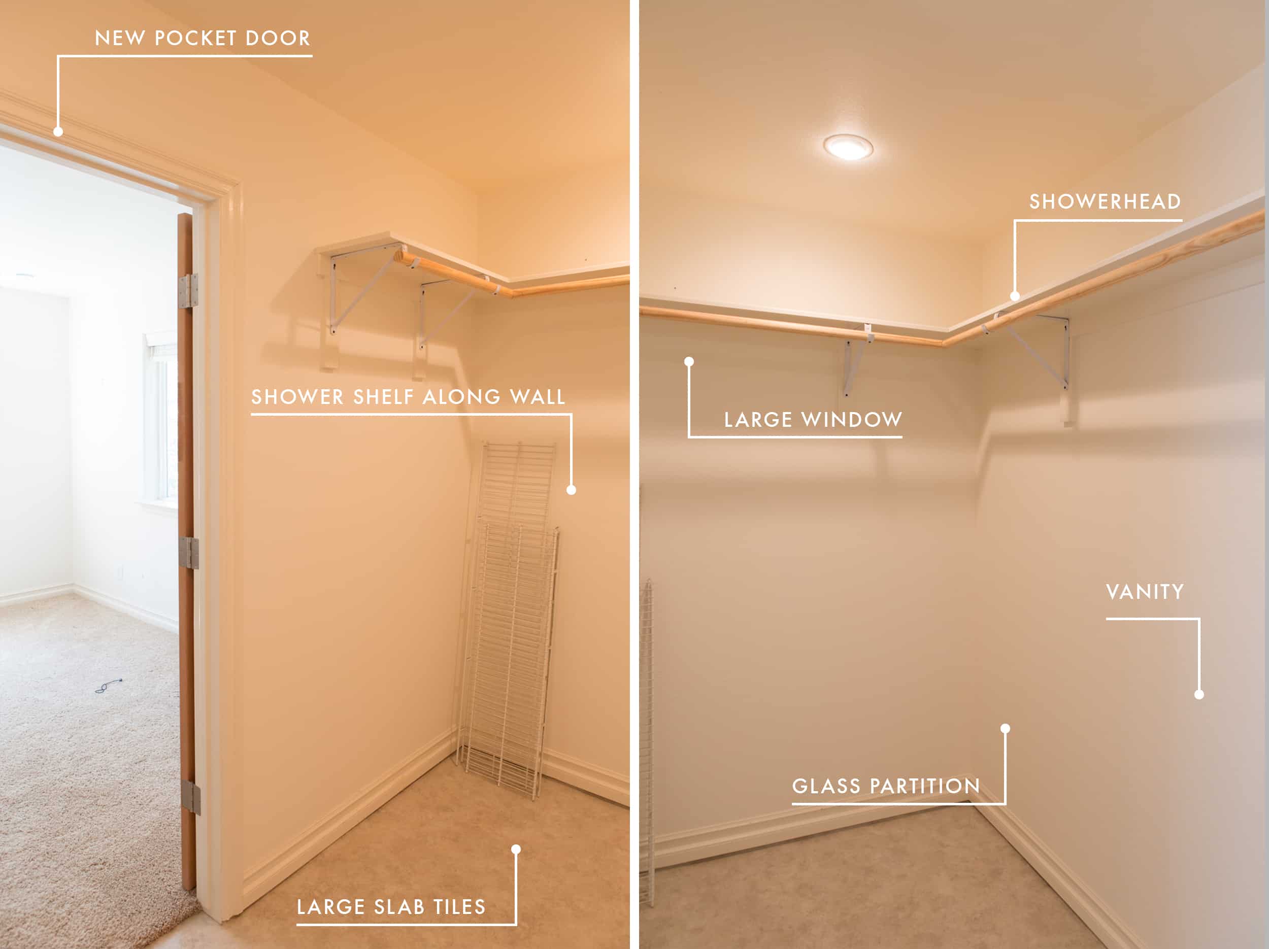 Emily Henderson Mountain Fixer Upper Second Level Guest Bath Before 01