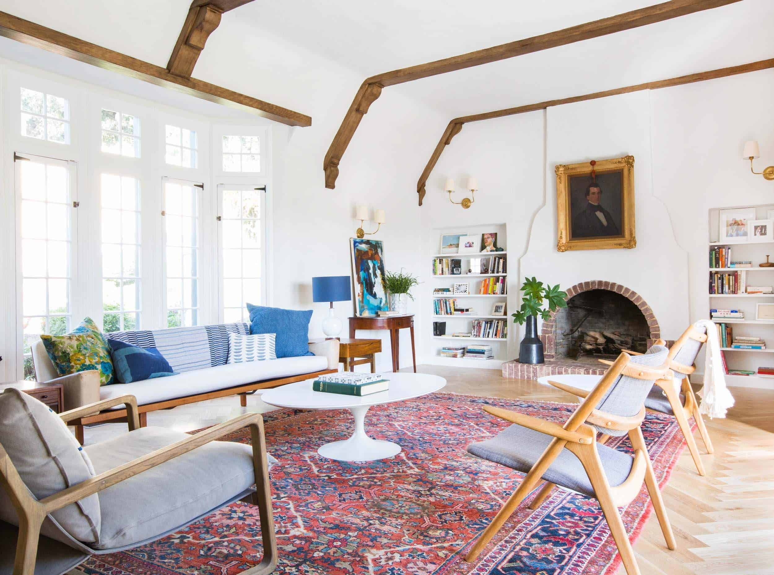 Unique How We Refinished Our Wood Beams Emily Henderson Indoor Cat House Plans