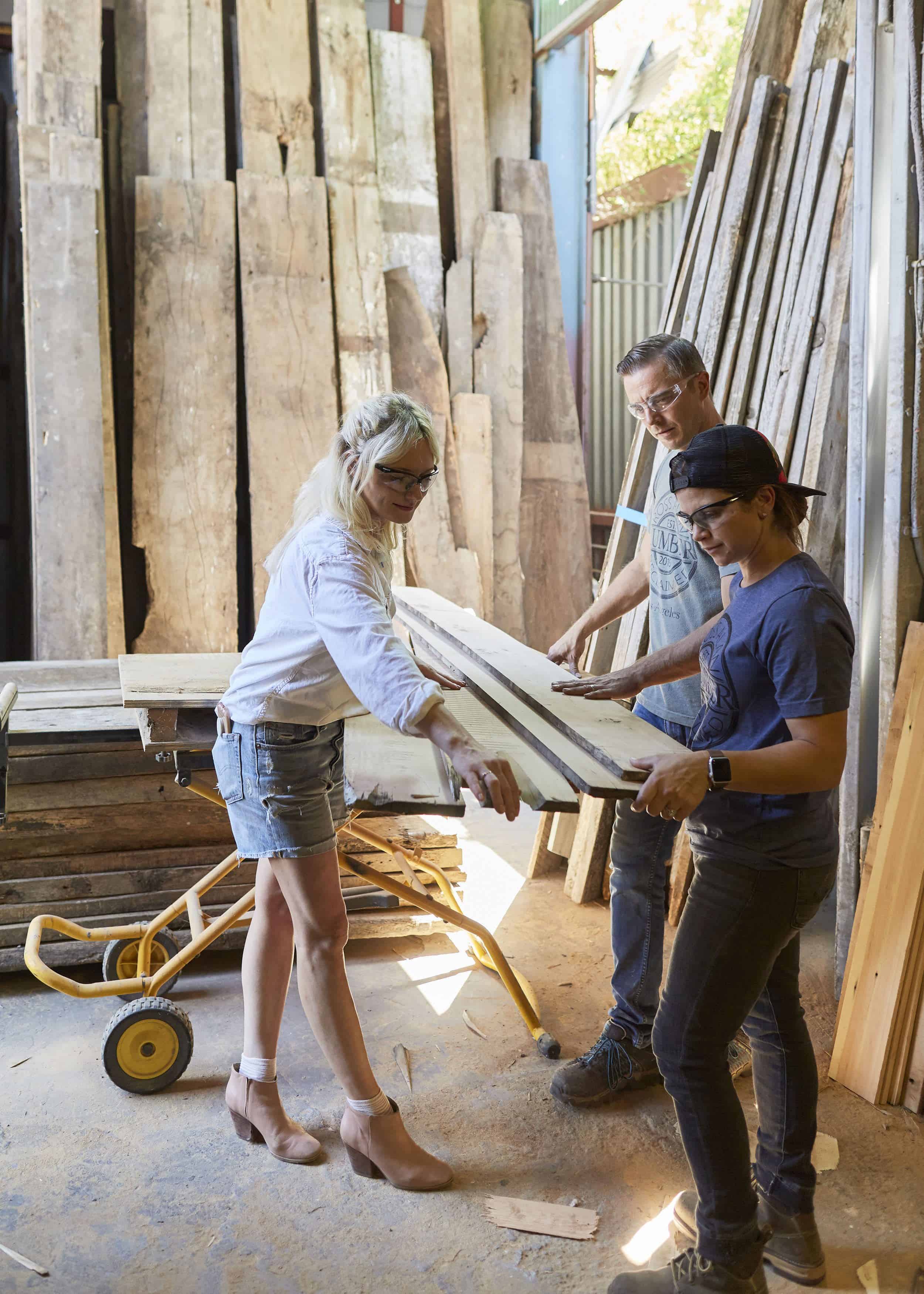 Emily Henderson Mountain House Ross Allan Reclaimed Wood701