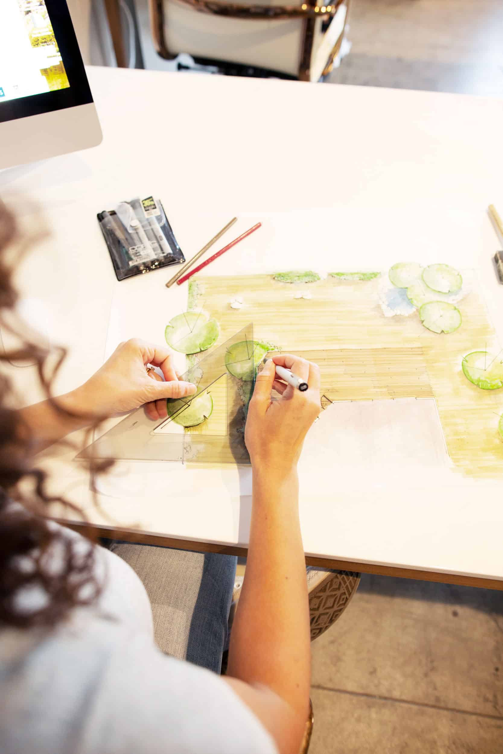 Emily Henderson Design School Advice Hand Rendering