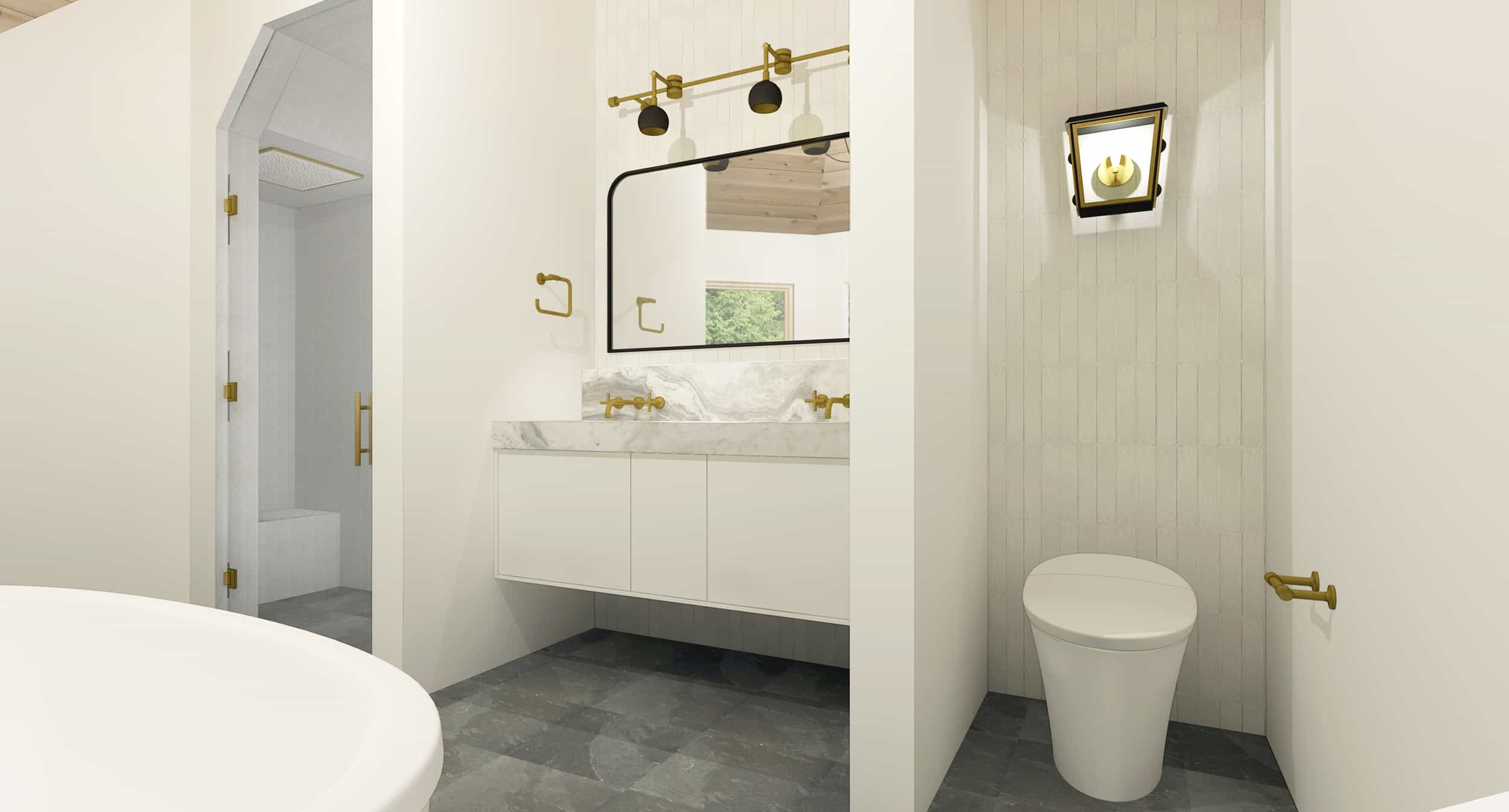 Emily Henderson Mountain House Master Bath Render Inside 2
